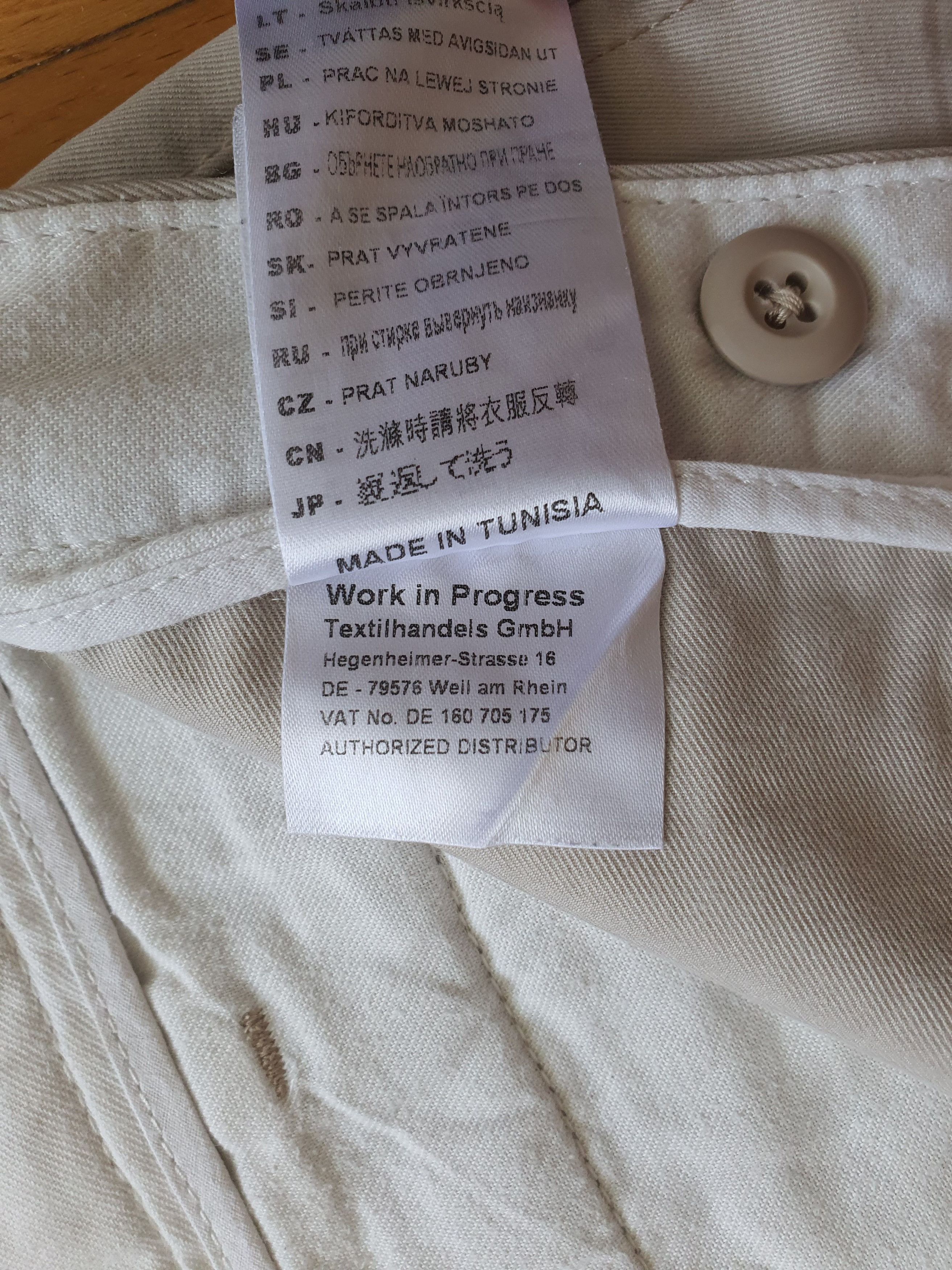 A.P.C. × Carhartt × Carhartt Wip Chinos Pants Trousers - CHINO PANT (F/W 2011 Collab) Size US 33 - 8 Thumbnail