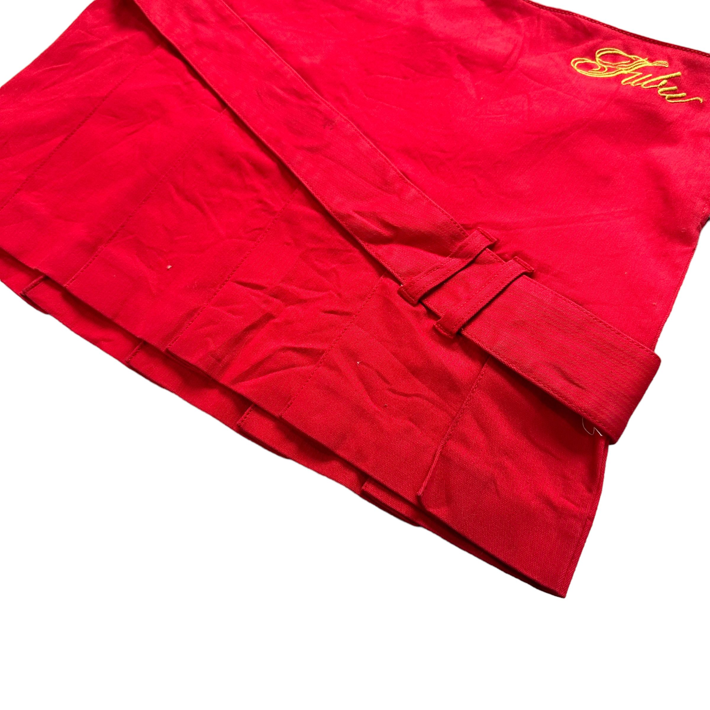 Fubu FUBU THE COLLECTION RED MINI SKIRT #7728-167 Size 32" / US 10 / IT 46 - 4 Thumbnail