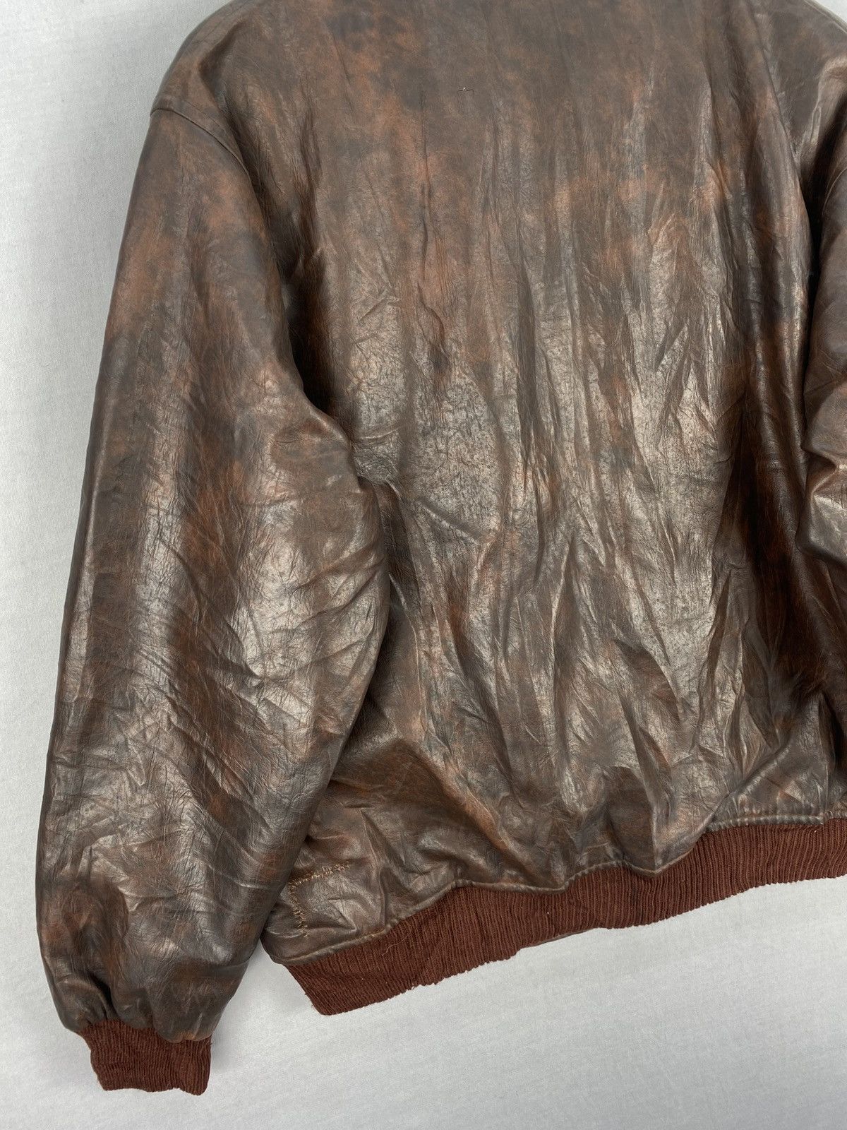 Japanese Brand Vintage 90’s Y.Jac Leather Jacket Size US L / EU 52-54 / 3 - 6 Thumbnail