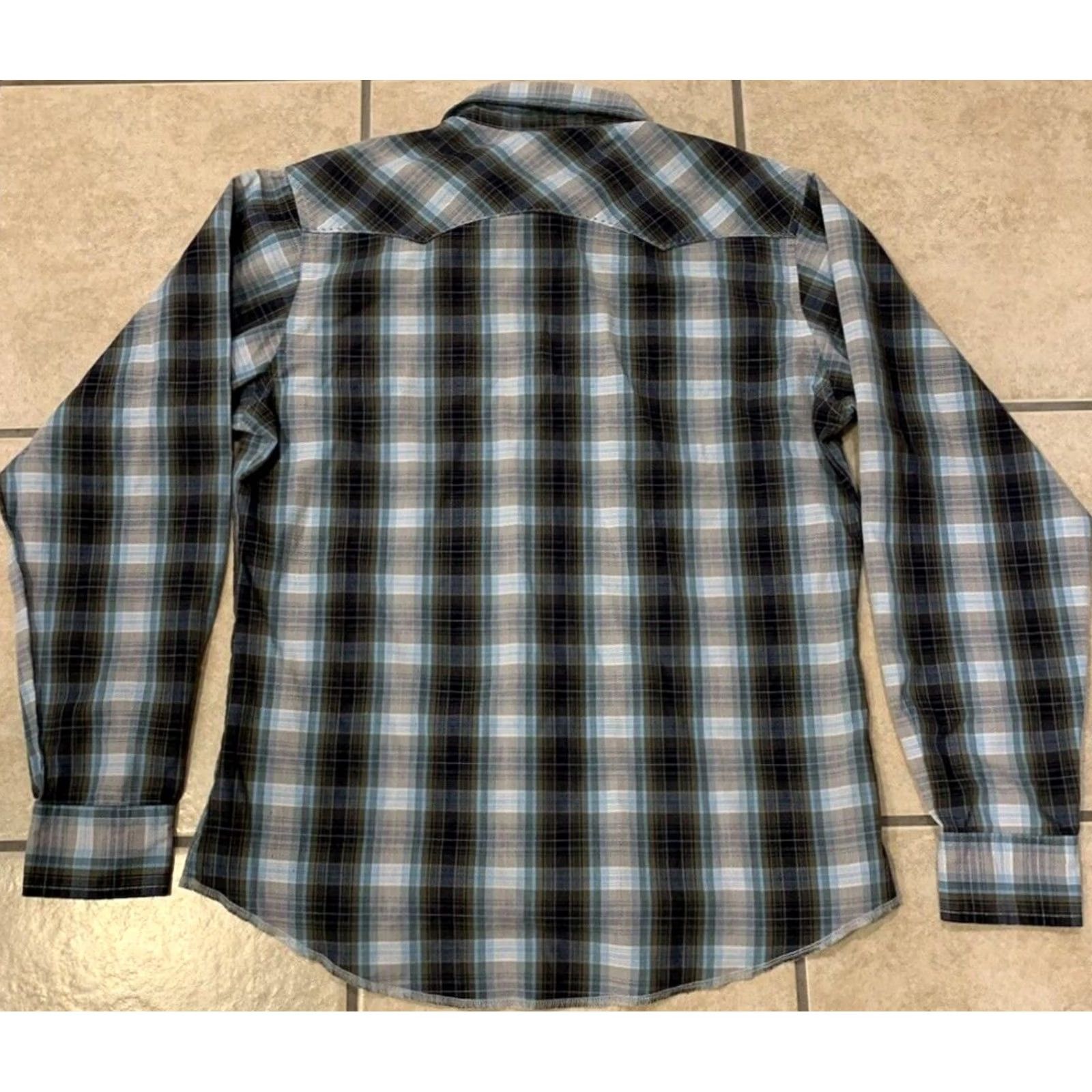 Wrangler VINTAGE Wrangler Shirt? No, Vintage not; but keep: Wrangler Plaid Button-Up Shirt Size US S / EU 44-46 / 1 - 2 Thumbnail