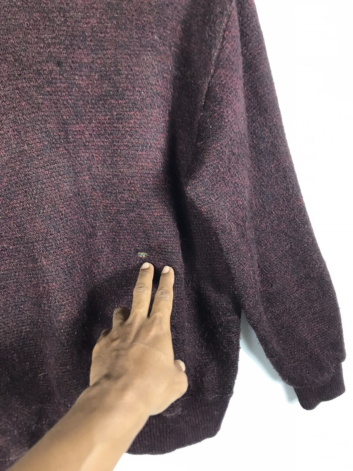 Japanese Brand ⚡️Vintage Rinald Argyle Embroidered Sweatshirt Size US M / EU 48-50 / 2 - 15 Thumbnail