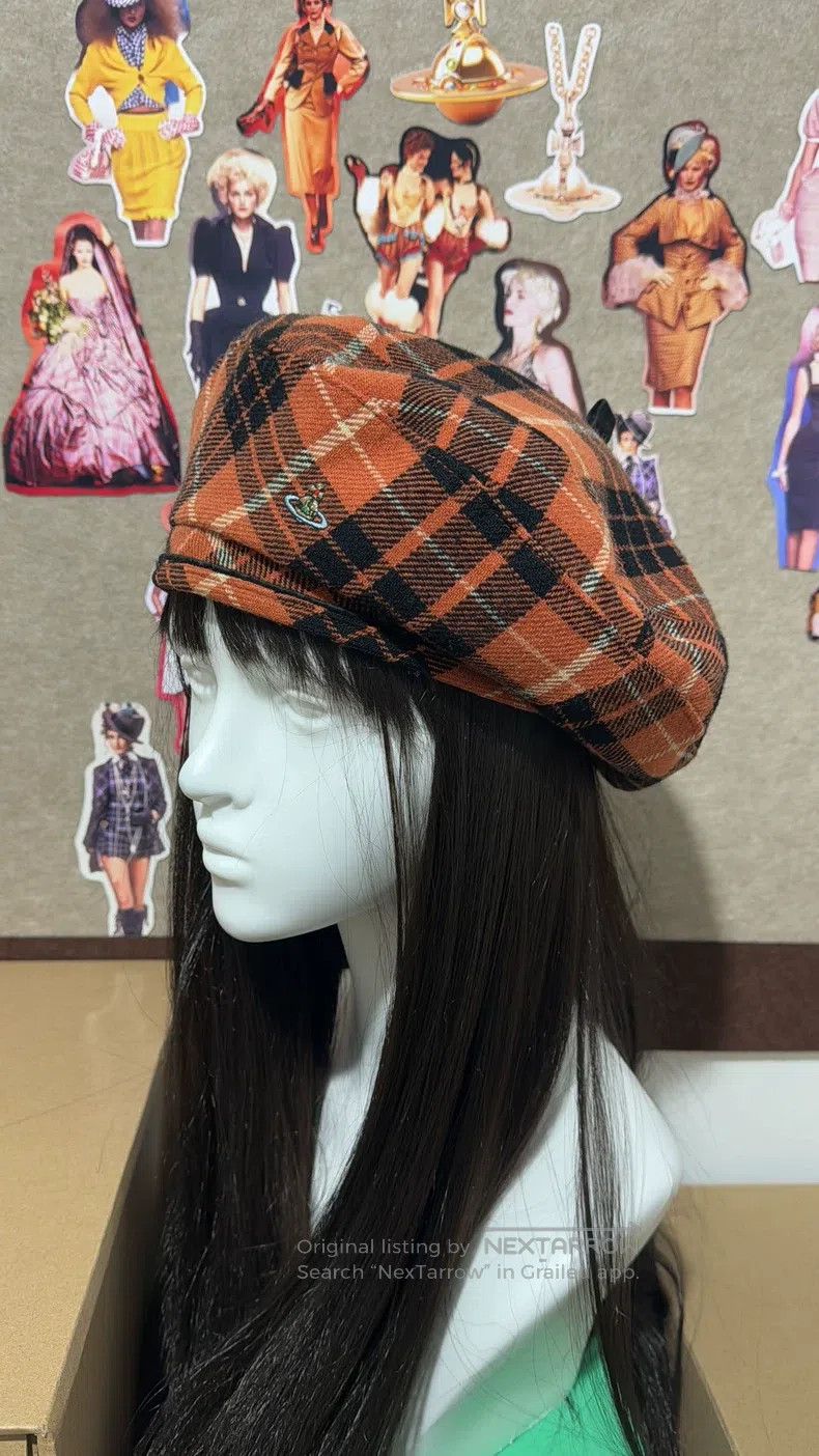 Vivienne Westwood Vivienne Westwood Orange Beret Size ONE SIZE - 3 Thumbnail