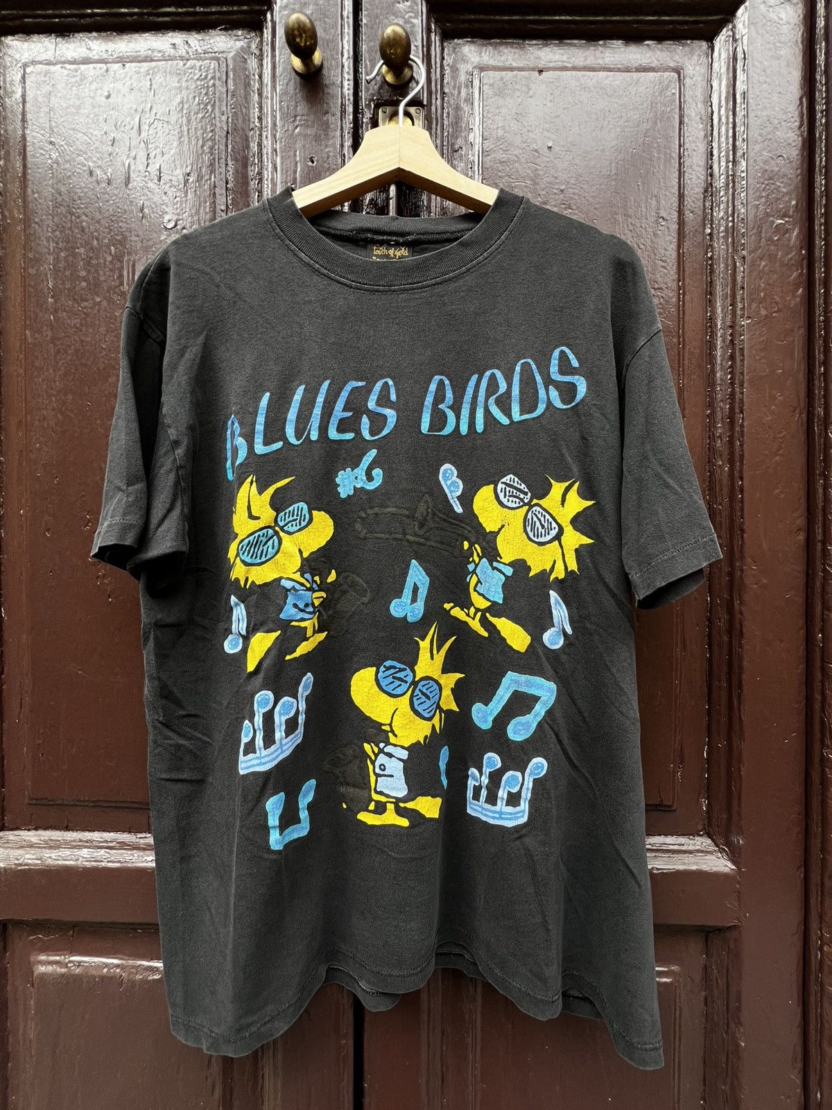 Vintage Peanuts Woodstock Blues Birds t-Shirt Touch of Gold