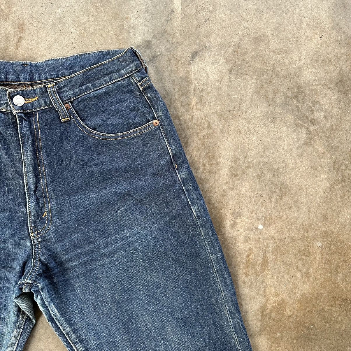 Japanese Brand Vintage Bobson Sick Pant Faded Denim Jean W30 Size US 30 / EU 46 - 4 Thumbnail