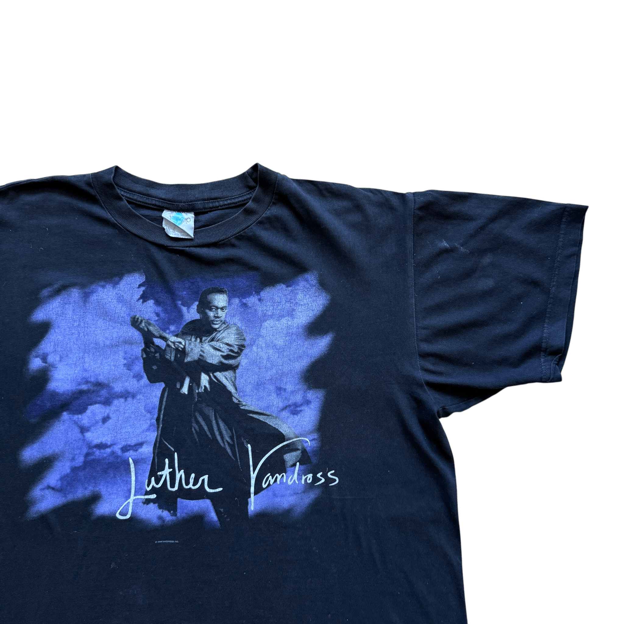 Vintage Vintage Luther Vandross Rare Rap Tee Style XL Size US XL / EU 56 / 4 - 3 Thumbnail