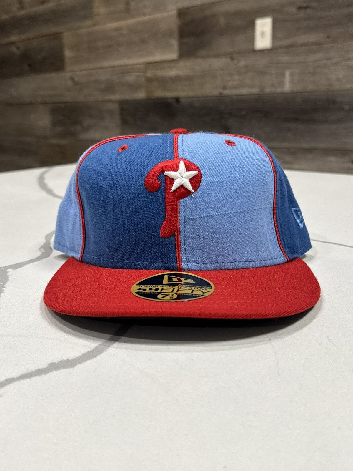 New Era Vintage Philadelphia Phillies pin wheel Fitted Baseball Cap Size ONE SIZE - 12 Thumbnail