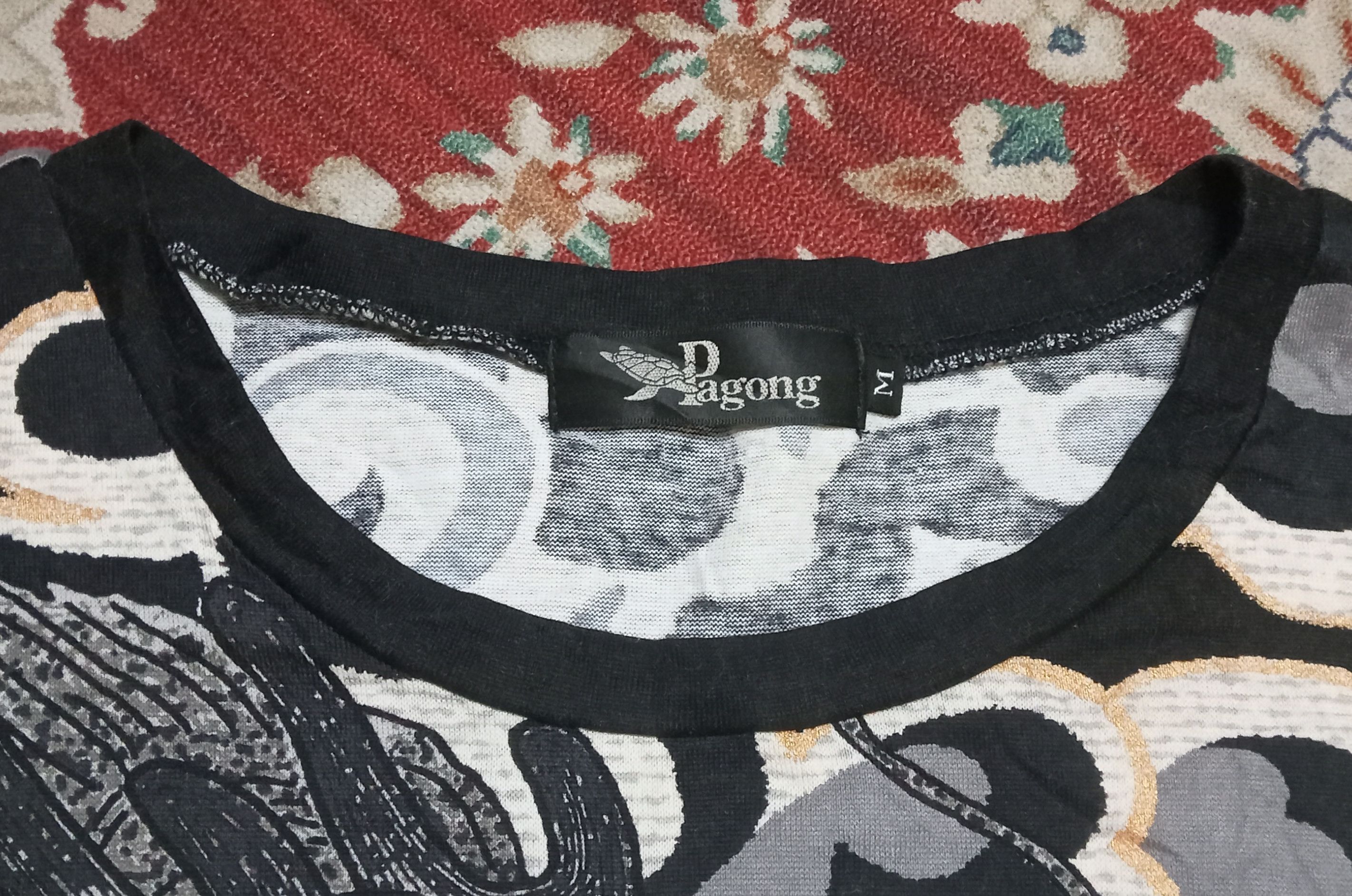 Japanese Brand Pagong Kyoto Full Print Dragon Motive Rare T Shirt Size US M / EU 48-50 / 2 - 6 Thumbnail