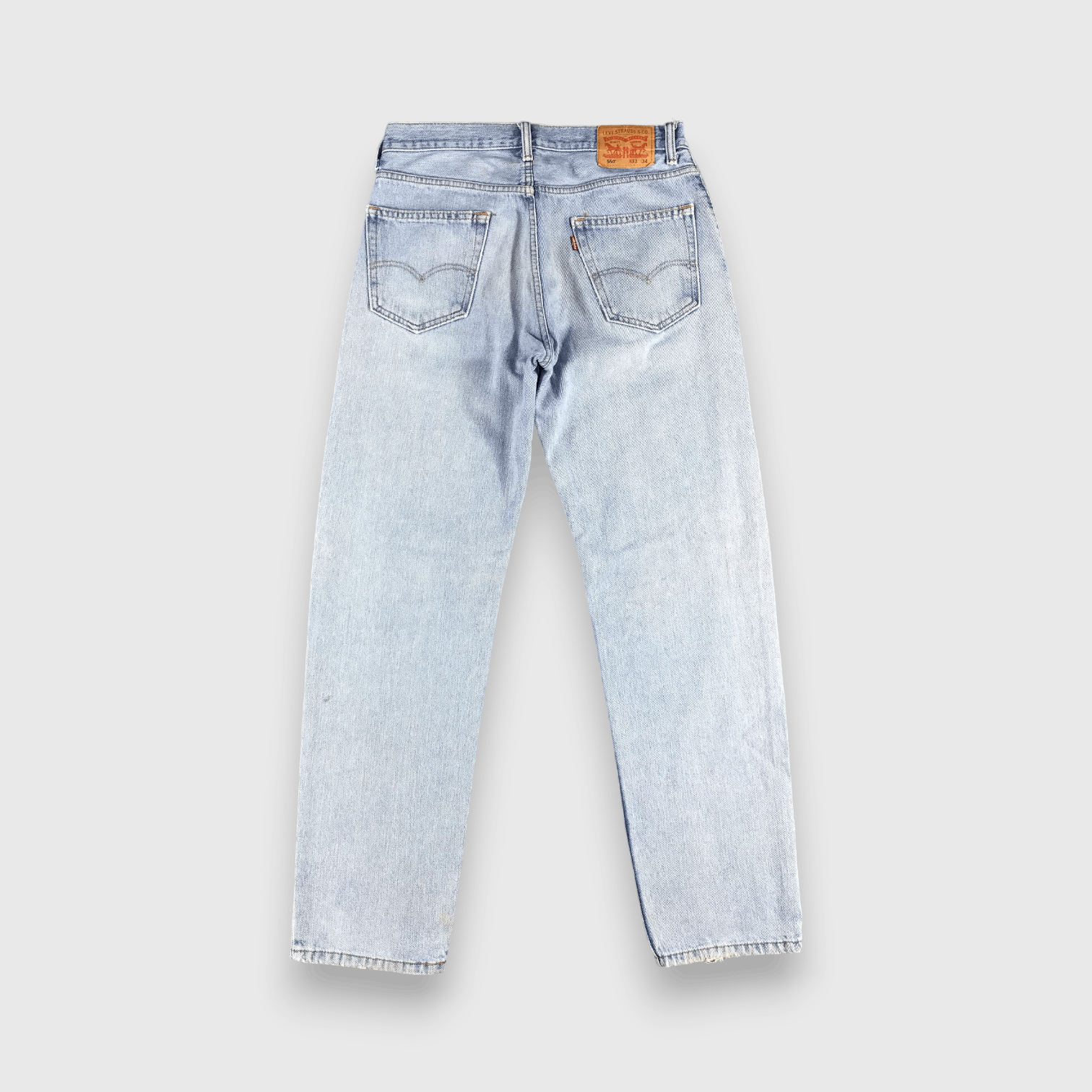 Levi's Vintage Light Wash Levis 550 Jeans-J2252 Size US 34 / EU 50 - 2 Thumbnail