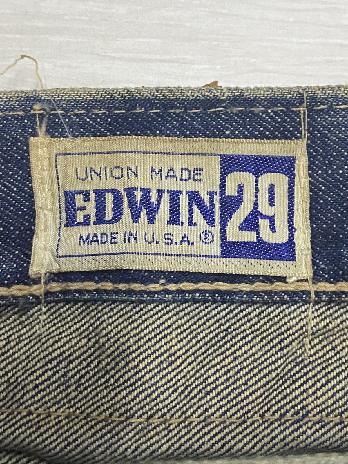 Edwin True Vintage Edwin USA Mud Wash Grunge Flare Jeans Size US 27 - 17 Thumbnail