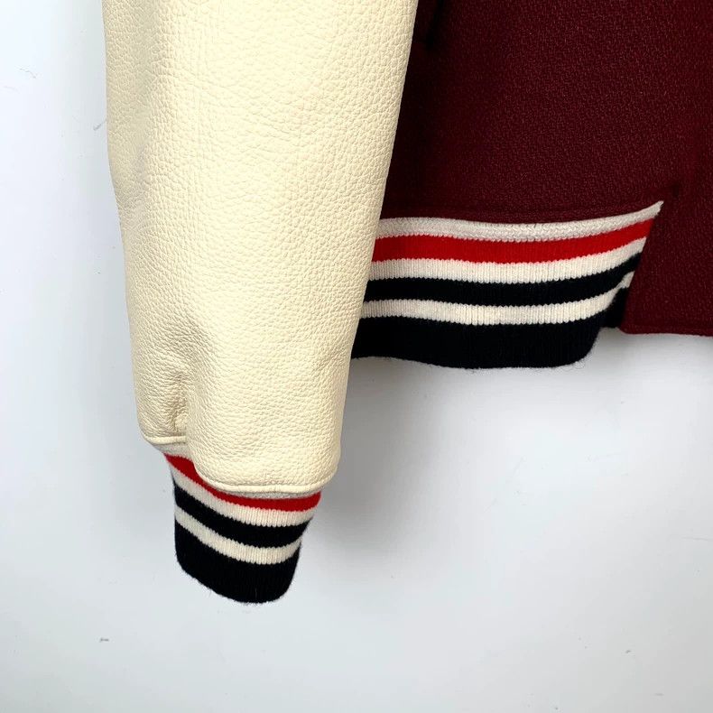 Loewe Loewe Patchwork logo pattern embroidered wool zipper baseb Size L / US 10 / IT 46 - 5 Thumbnail