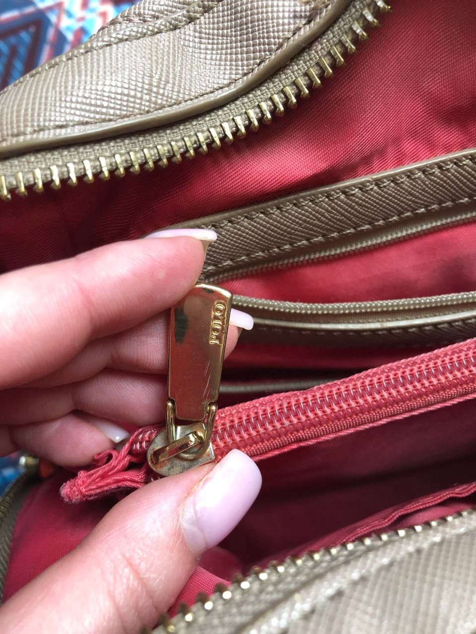 Polo Ralph Lauren VINTAGE Lauren by Ralph Women LEATHER Bag Size ONE SIZE - 6 Thumbnail