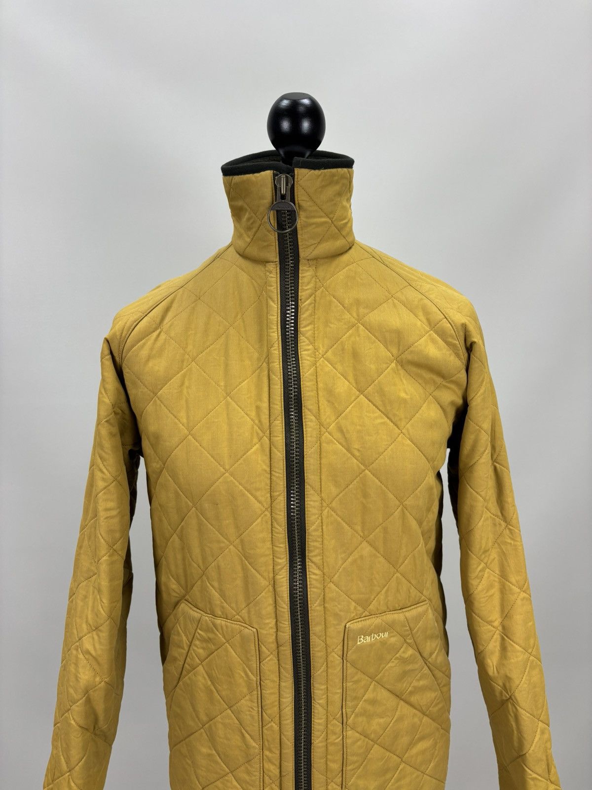 Barbour Mens jacket Barbour Duracotton Quilted Size S Color Yellow Size US S / EU 44-46 / 1 - 2 Thumbnail