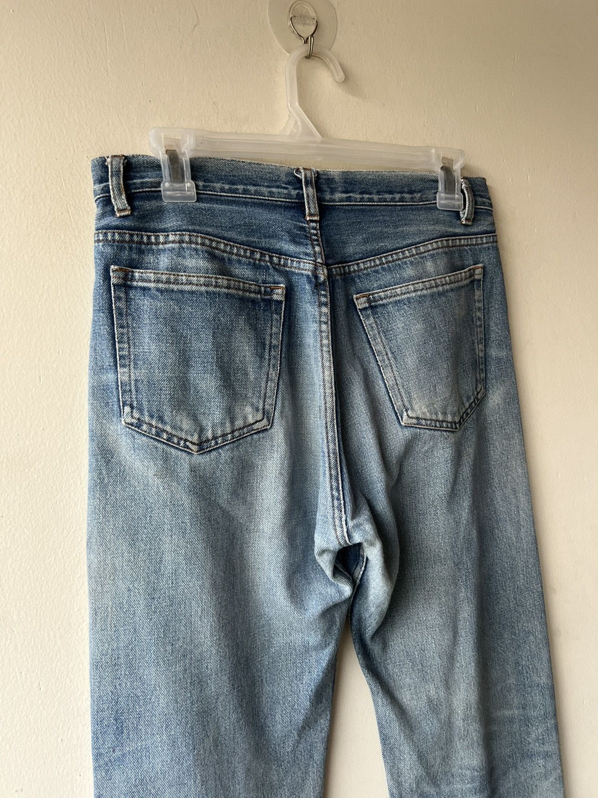 A.P.C. Vintage A.P.C. Japan Distress Dirty Mud Denim Selvedge Jeans Size US 29 - 22 Thumbnail