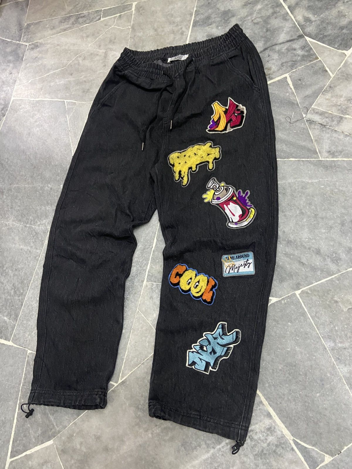 Japanese Brand in The Attic Homme Patches Jeans Size US 33 - 2 Thumbnail