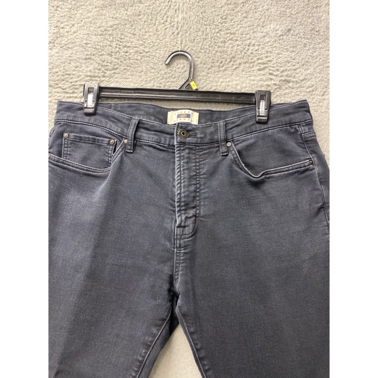 Joseph Abboud Joseph Abboud Jeans Mens 36x30 Black Fit Denim Straight Leg Stretch /0646 Size US 36 / EU 52 - 2 Thumbnail