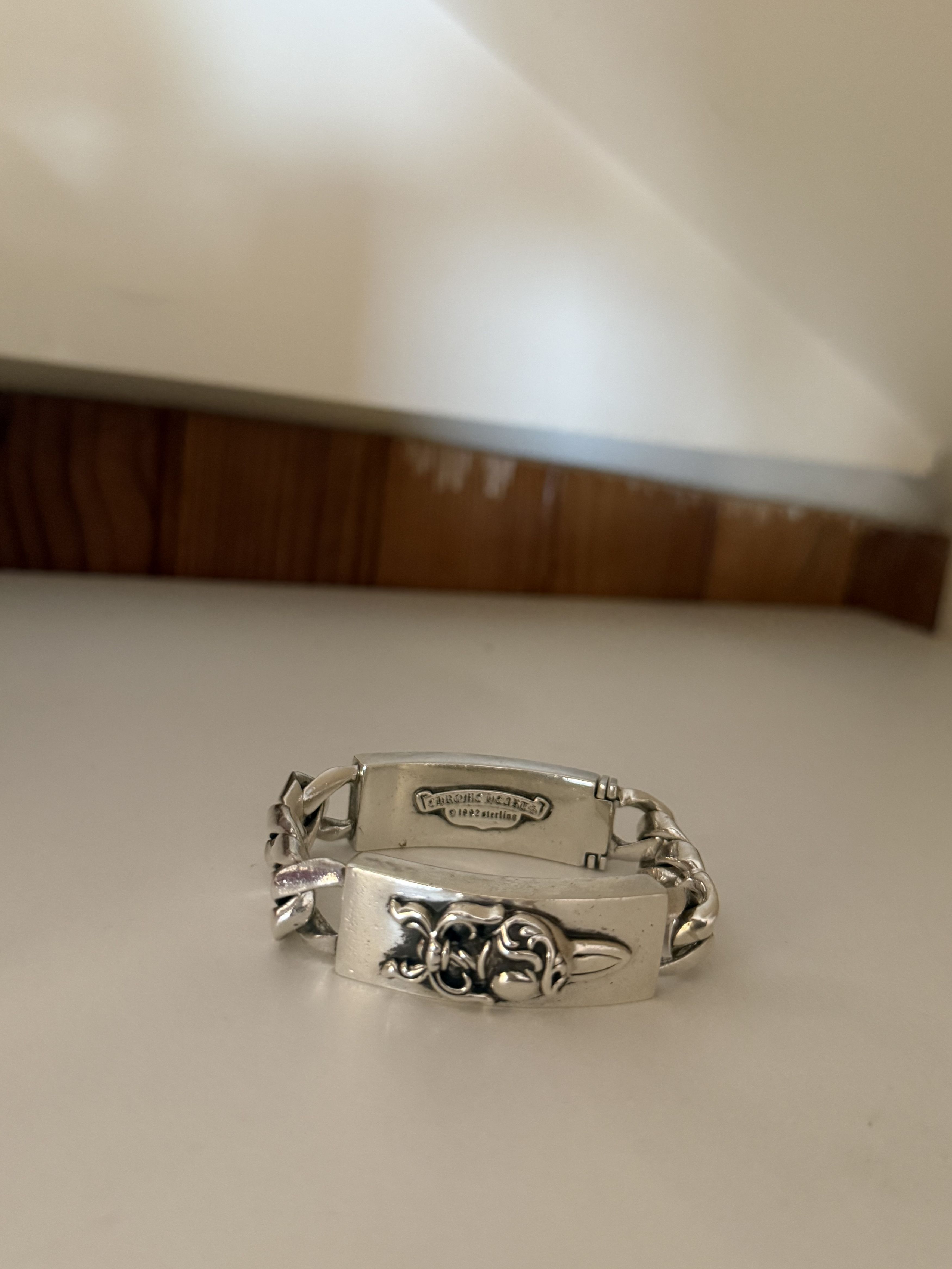 Chrome Hearts Chrome Hearts Daggheart & Floral ID Bracelet Size ONE SIZE - 15 Thumbnail