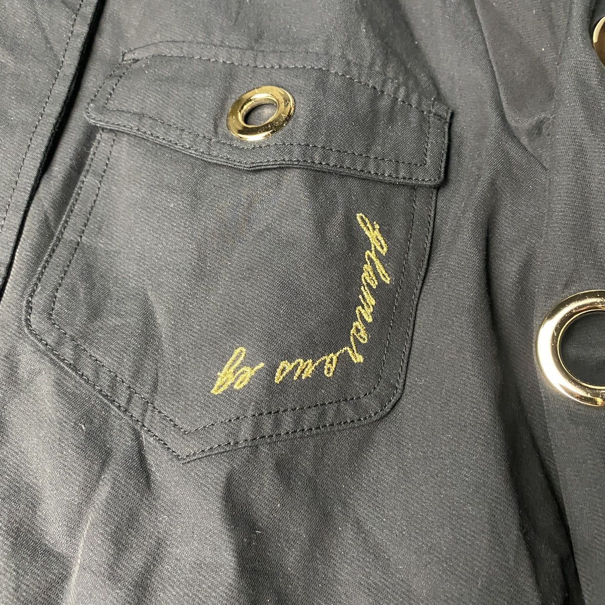 If Six Was Nine 2000's Egoist Studded Ring Hole Jacket Size US M / EU 48-50 / 2 - 7 Thumbnail