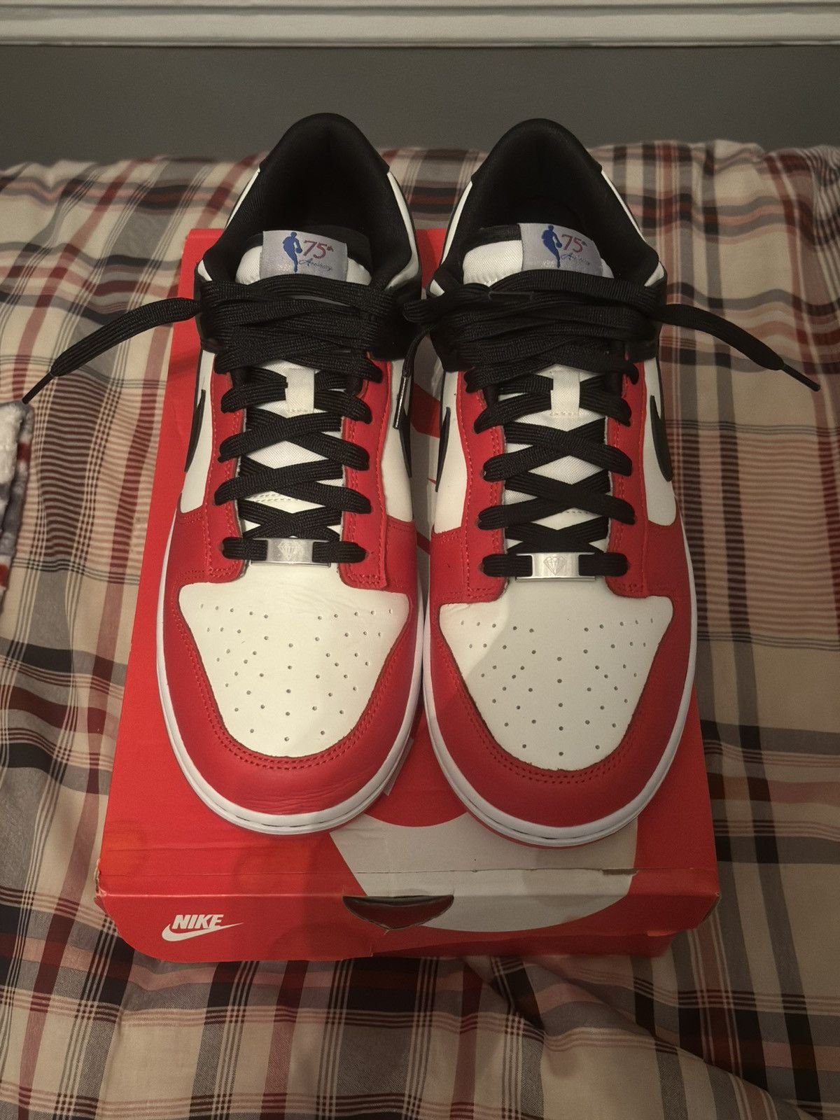 Nike NBA x Dunk Low EMB '75th Anniversary - Bulls' Size US 11 / EU 44 - 1 Thumbnail