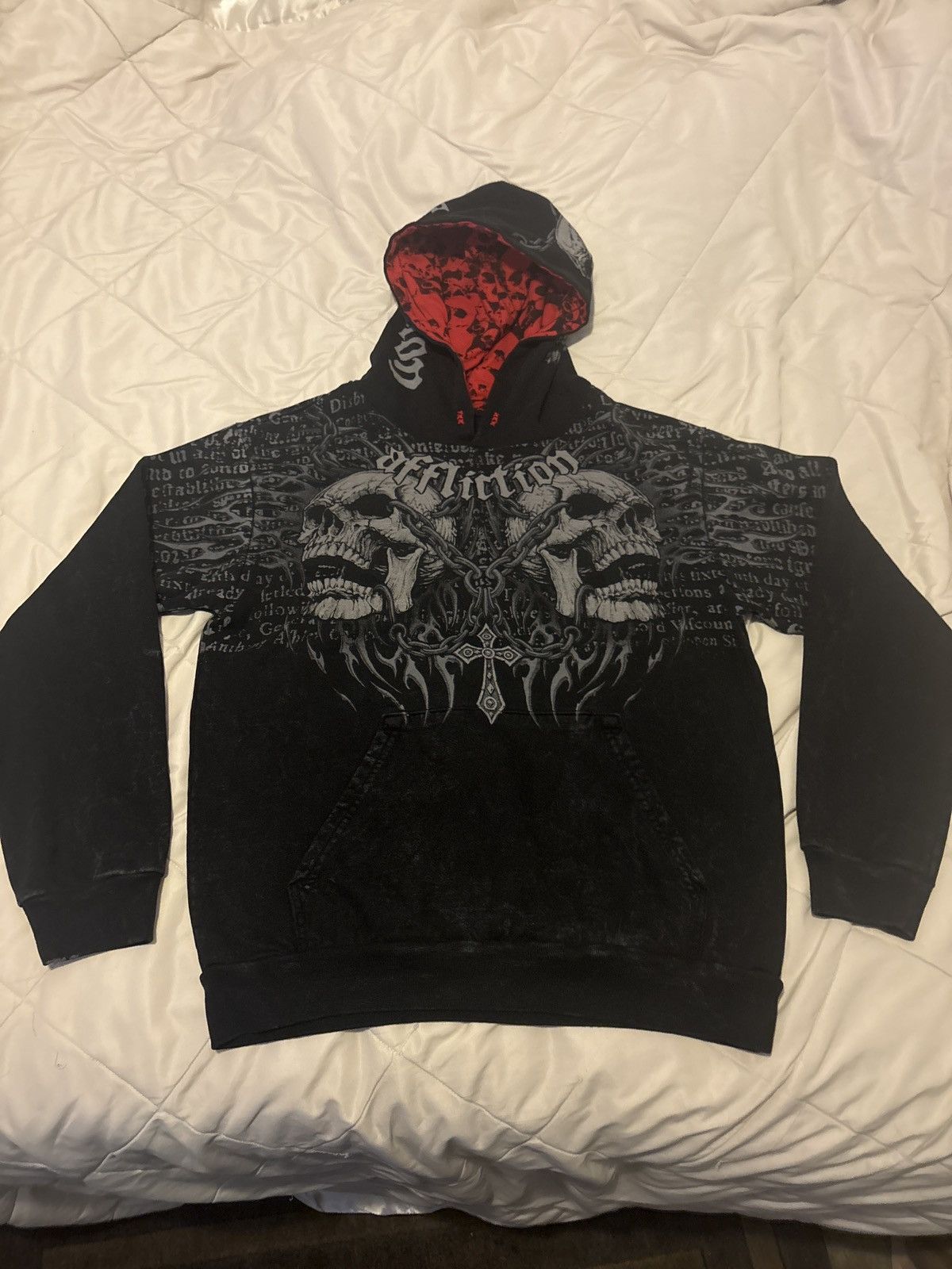 Affliction Affliction Pullover Hoodie 2000’s style Size US M / EU 48-50 / 2 - 1 Thumbnail