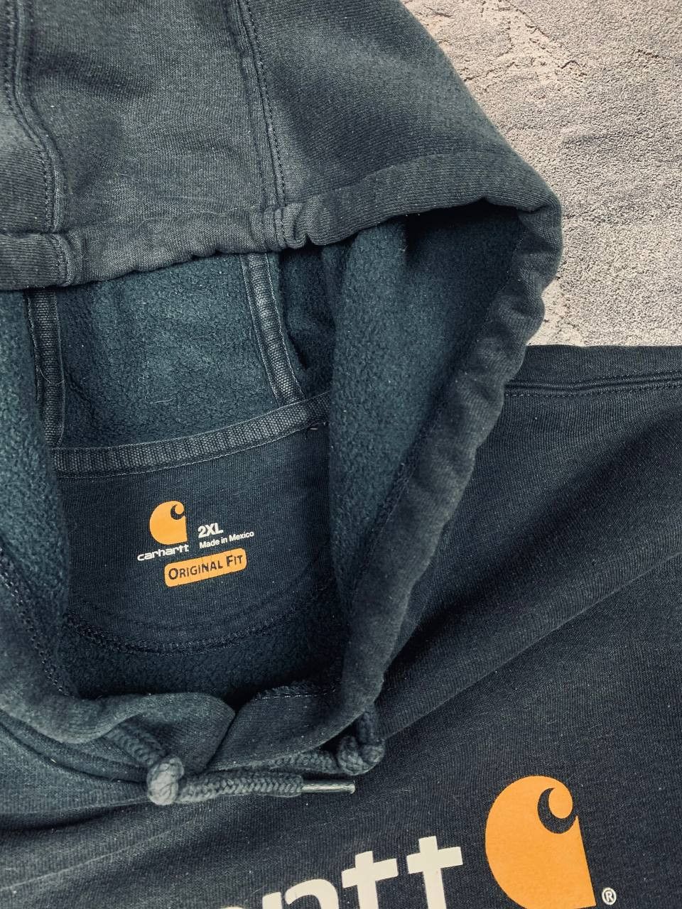 Carhartt Carhartt Hoodie Mens Dark Gray Blend Pullover Sweatshirt Size US XXL / EU 58 / 5 - 8 Thumbnail