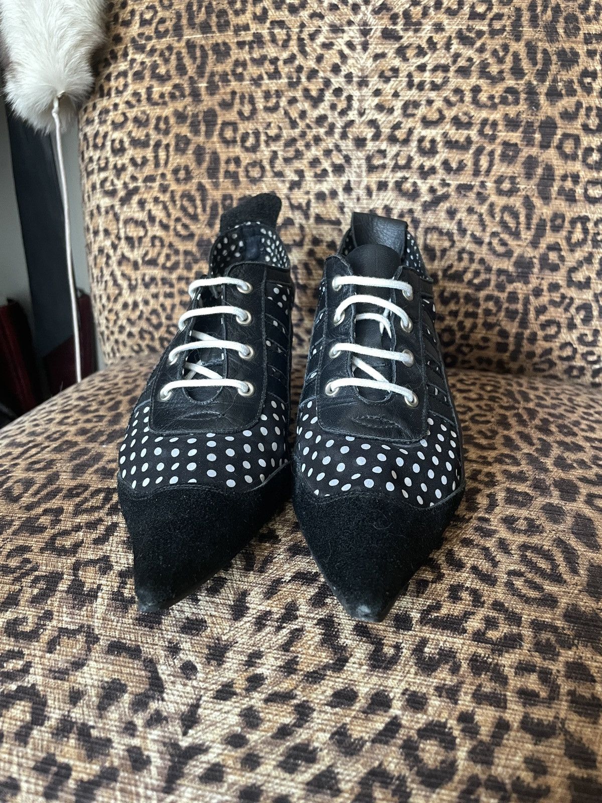 Comme des Garcons × Junya Watanabe JUNYA WATANABE X COMME DES GARÇONS S/S 2004 SPORTY HEELS Size US 7 / IT 37 - 2 Thumbnail