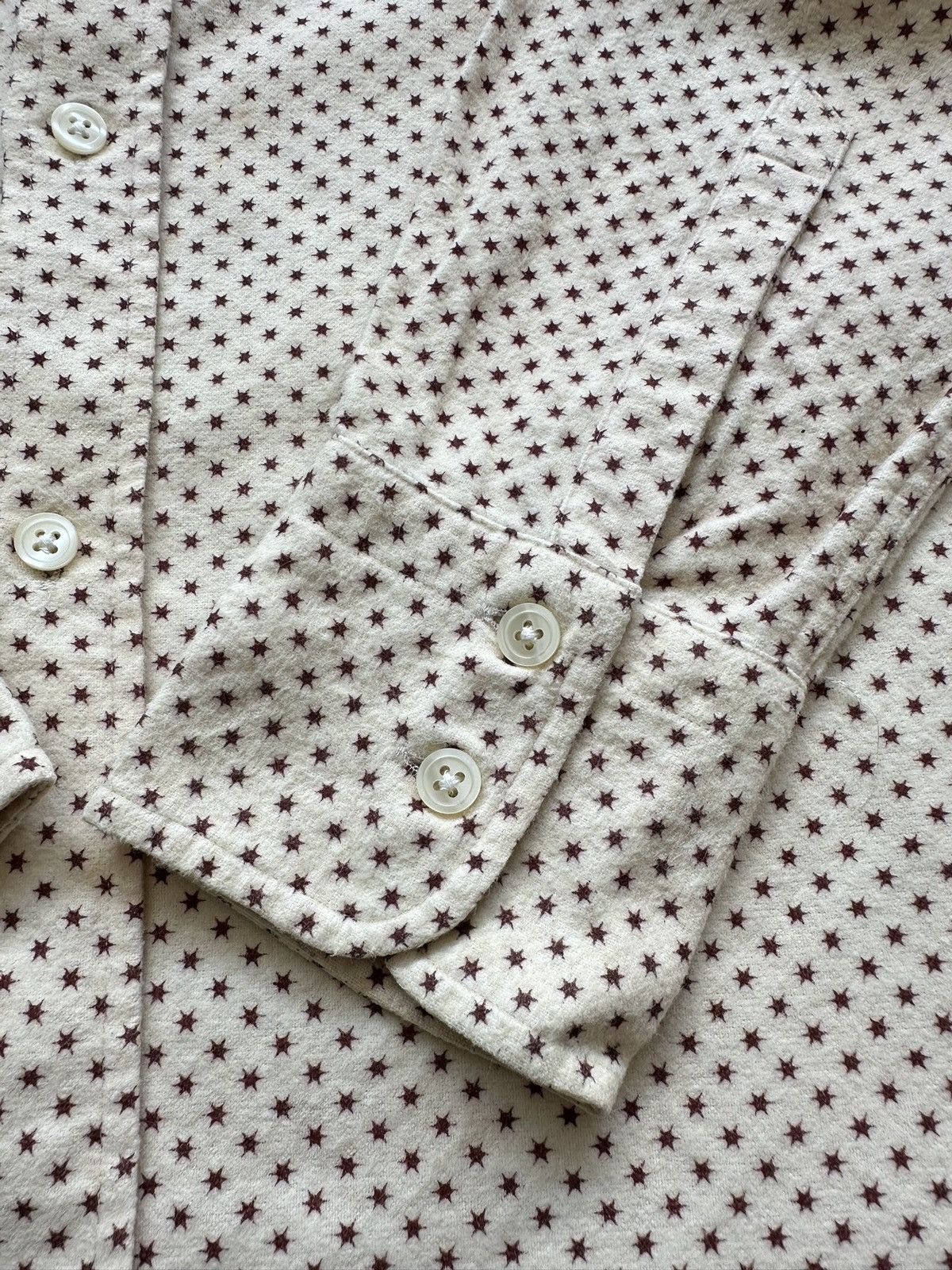 Share Spirit Homme 00's Transcontinents Japan Star printed button up shirt Size US M / EU 48-50 / 2 - 18 Thumbnail