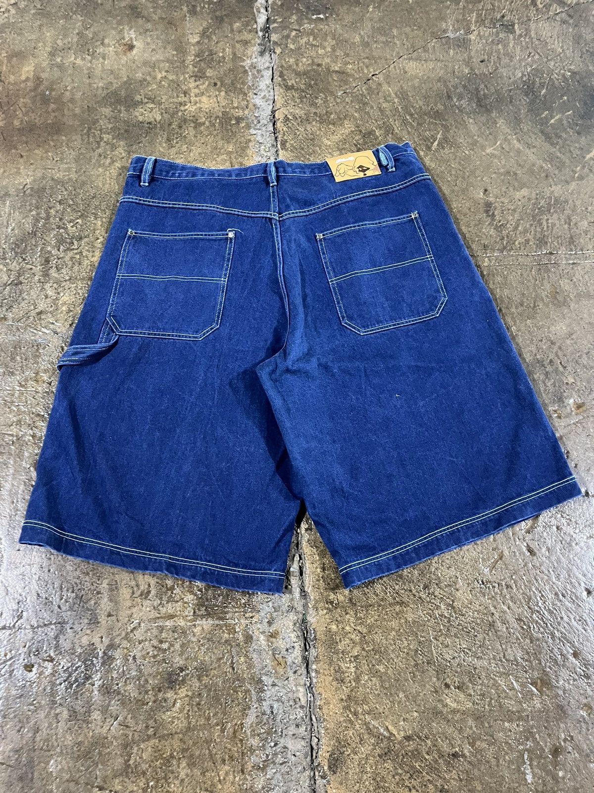 JNCO Crazy Y2K Shadow Boy Baggy Jorts Carpenter Skater Shorts Size US 38 / EU 54 - 6 Thumbnail