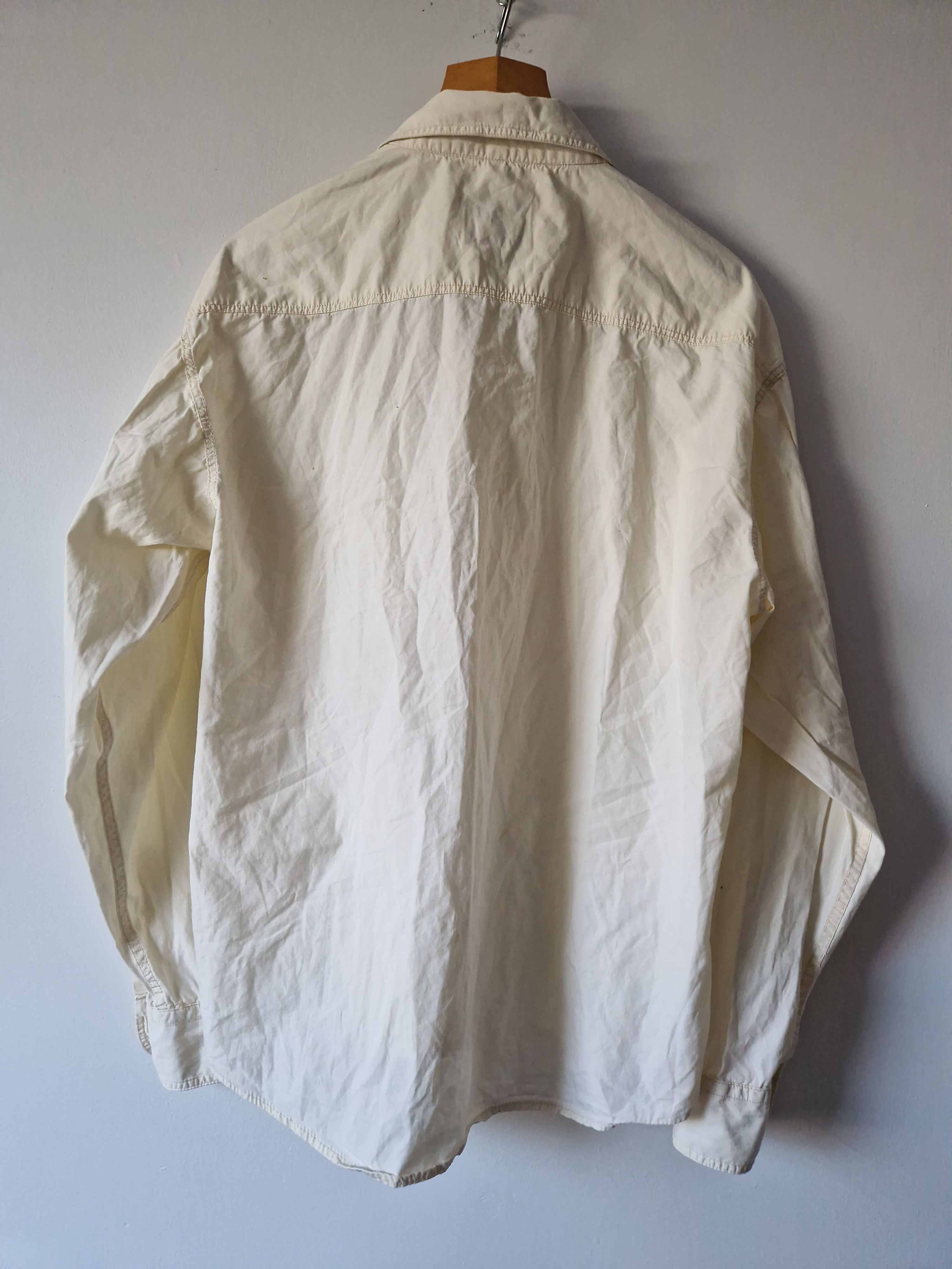 RIFLE retro vintage white shirt RIFLE Size US L / EU 52-54 / 3 - 1 Thumbnail