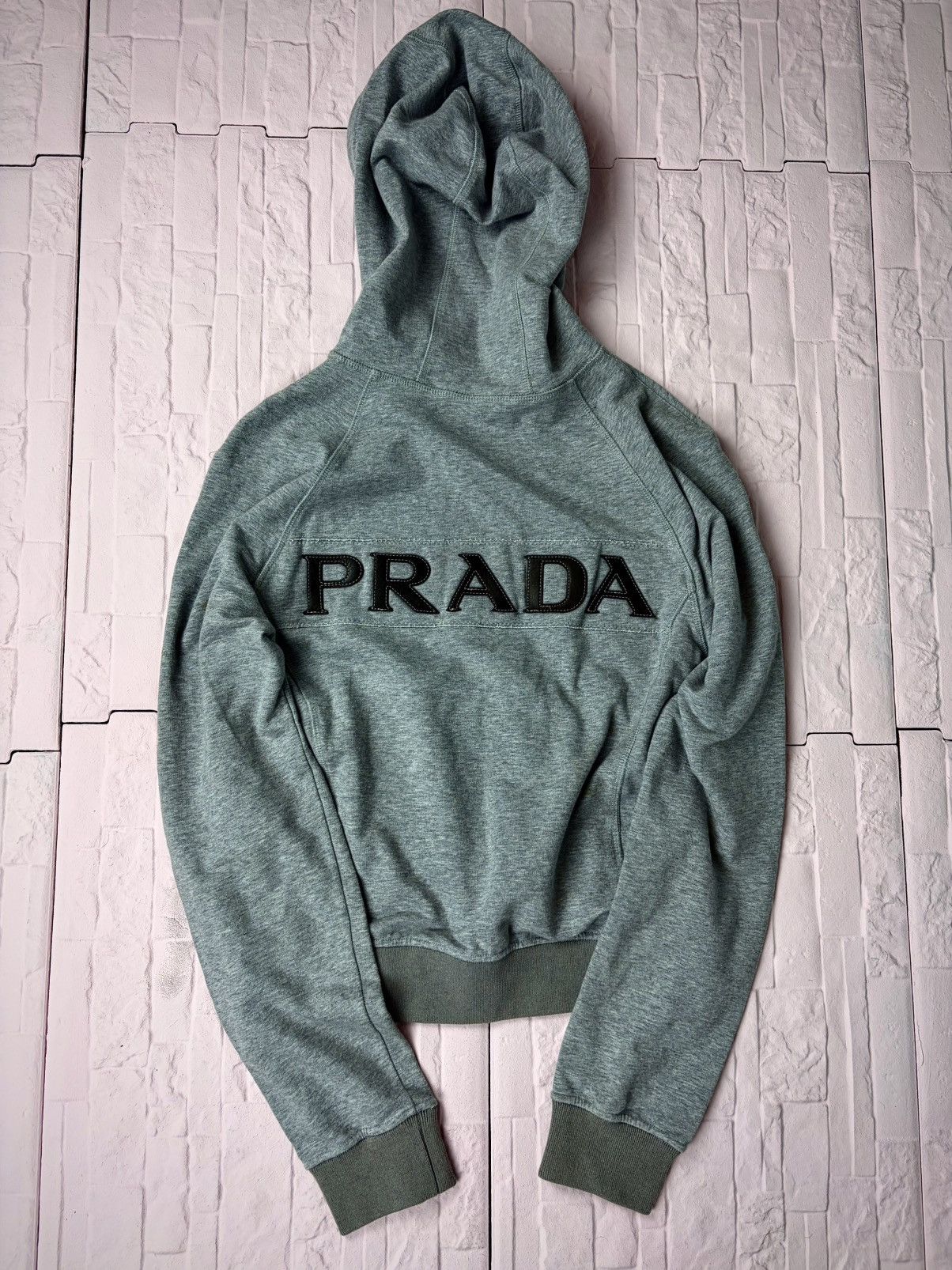 Prada Prada zip hoodie Size L / US 10 / IT 46 - 1 Thumbnail