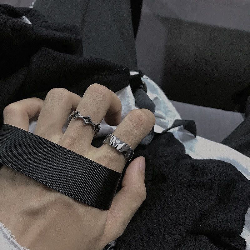 Jewelry Modern Jewelry Rings Open Size Chrome Ring (Size 7-13) Size ONE SIZE - 1 Thumbnail