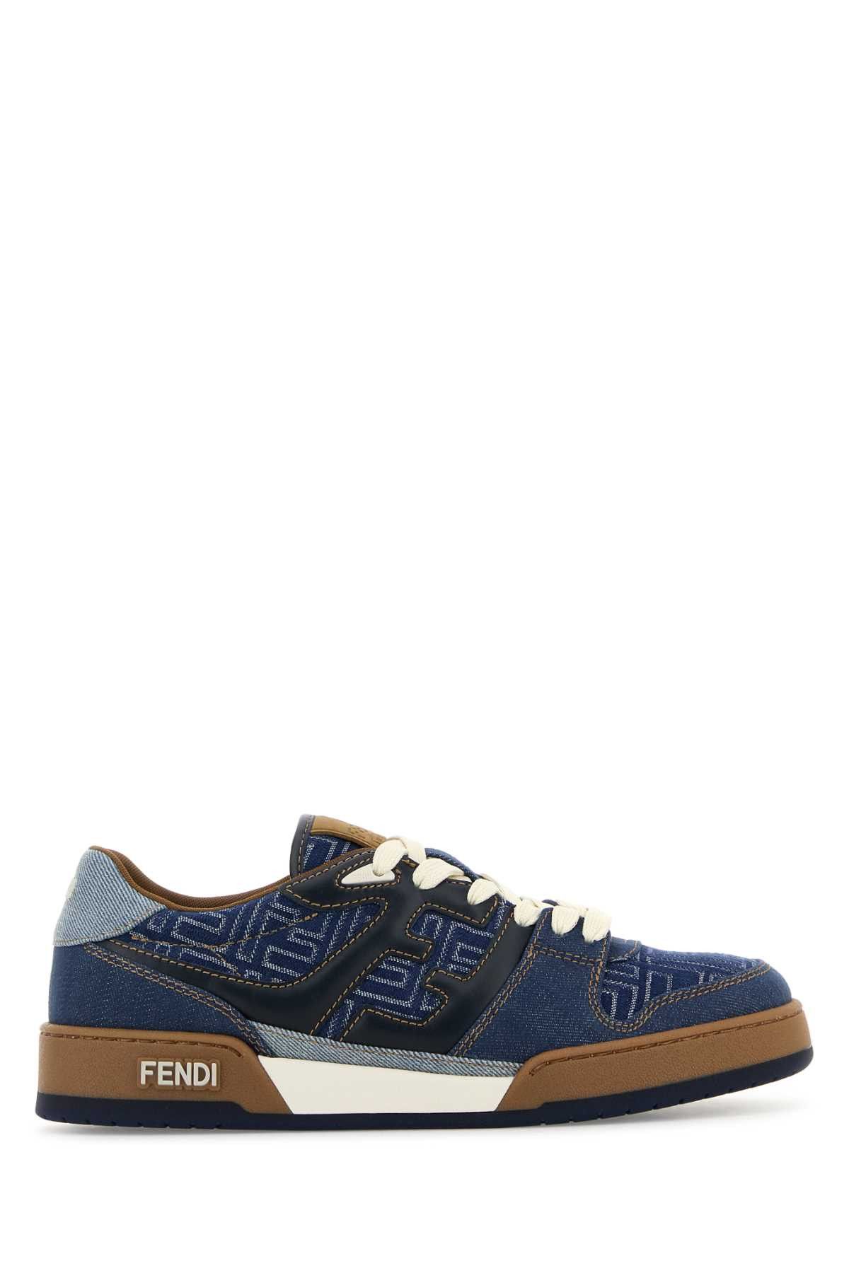Fendi Denim Fendi Match Sneakers Size US 7 / EU 40 - 1 Thumbnail