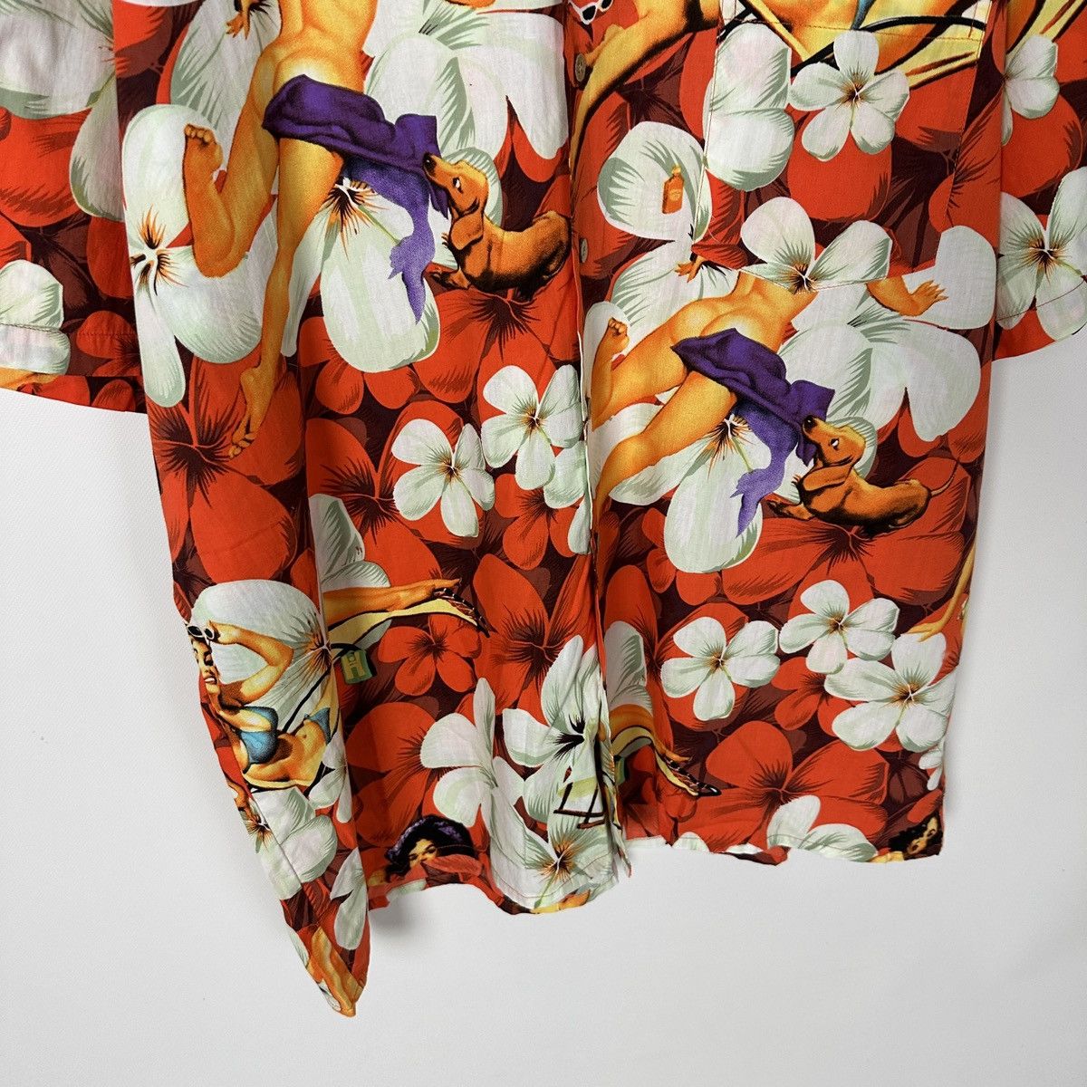 Vintage Vintage 90s Naked Marilyn Monroe monogram hawaiian shirt y2k Size US XXL / EU 58 / 5 - 8 Thumbnail