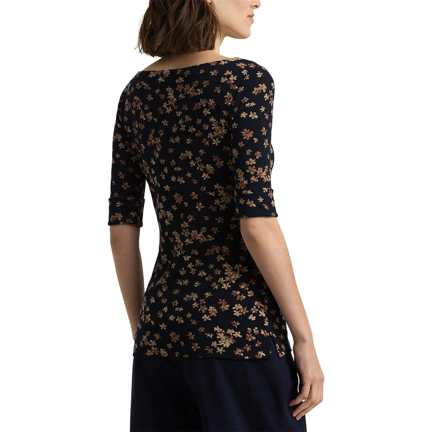 Lauren Ralph Lauren o1g2r1mq1025 Judy T-Shirt in Multicolor Size M / US 6-8 / IT 42-44 - 3 Thumbnail