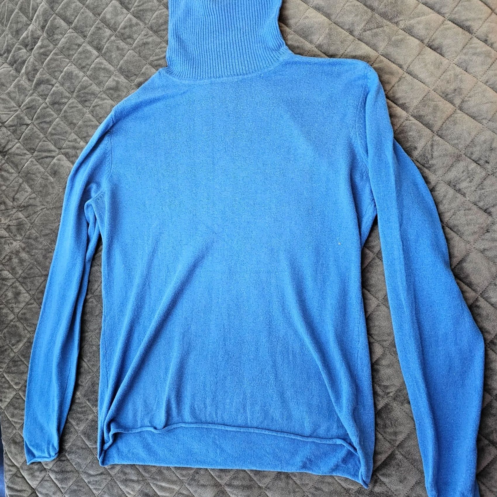 Vintage VINTAGE JCP Cashmere Blend Sweater Blue L Turtleneck Long Sleeve Women Pullover Size L / US 10 / IT 46 - 5 Thumbnail
