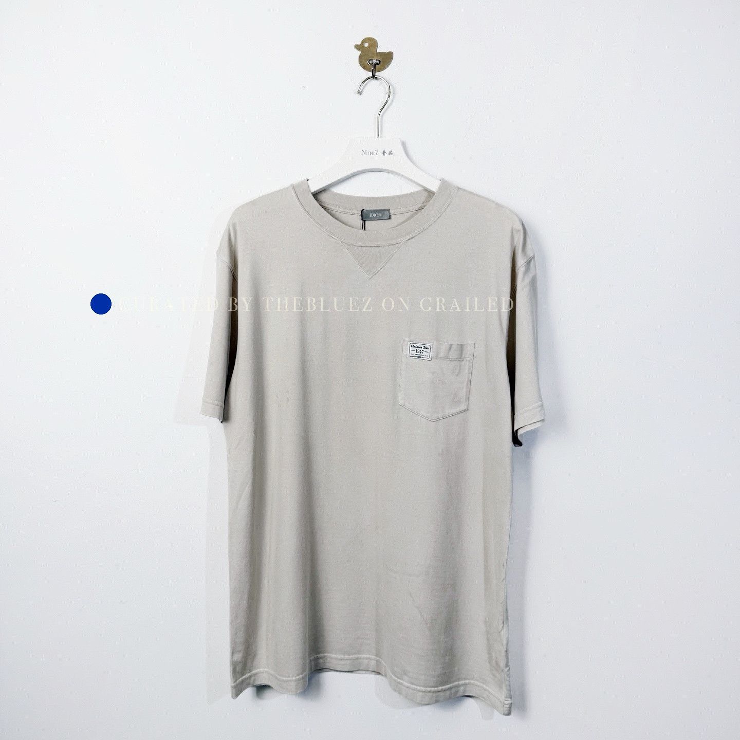 Dior Beige Logo Patch T-Shirt Size US L / EU 52-54 / 3 - 1 Thumbnail