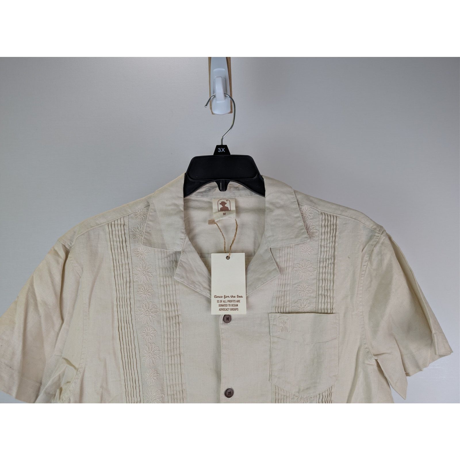 Other o1rshd1 CC20 Dandy Del Mar Brisa Linen Shirt Vintage Ivory Size US M / EU 48-50 / 2 - 3 Thumbnail