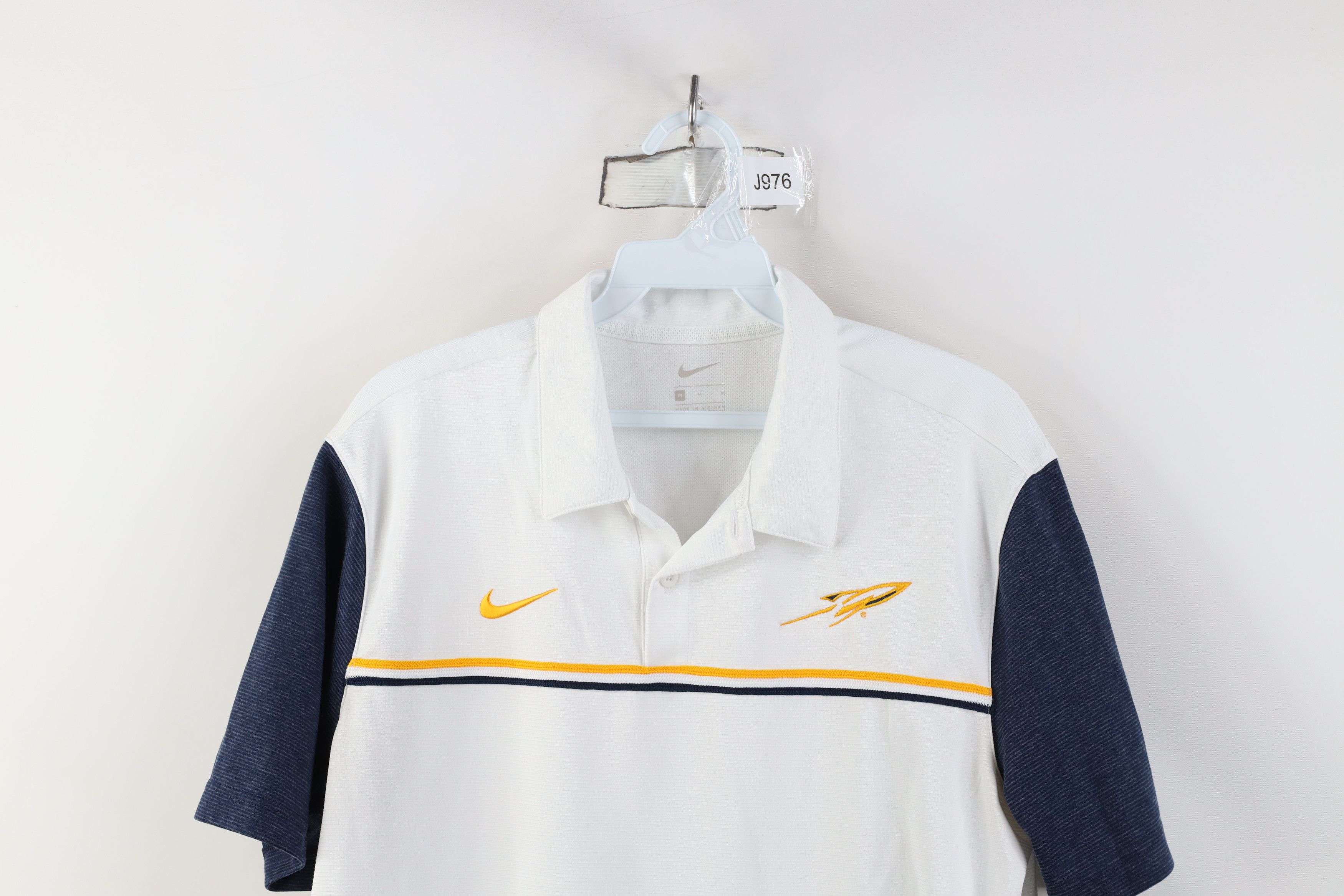 Nike Nike University of Toledo Football Golf Polo Shirt White Size US M / EU 48-50 / 2 - 2 Thumbnail