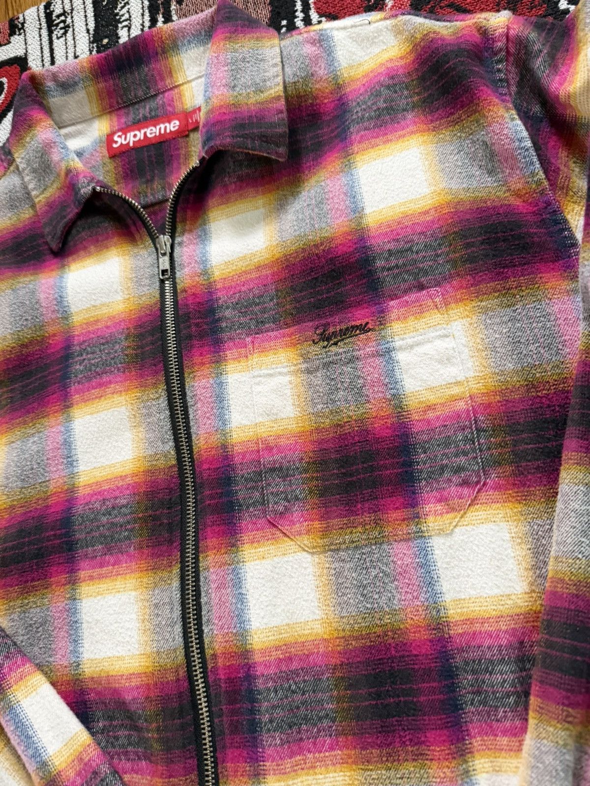 Supreme Supreme - zip up flannel Size US L / EU 52-54 / 3 - 2 Thumbnail