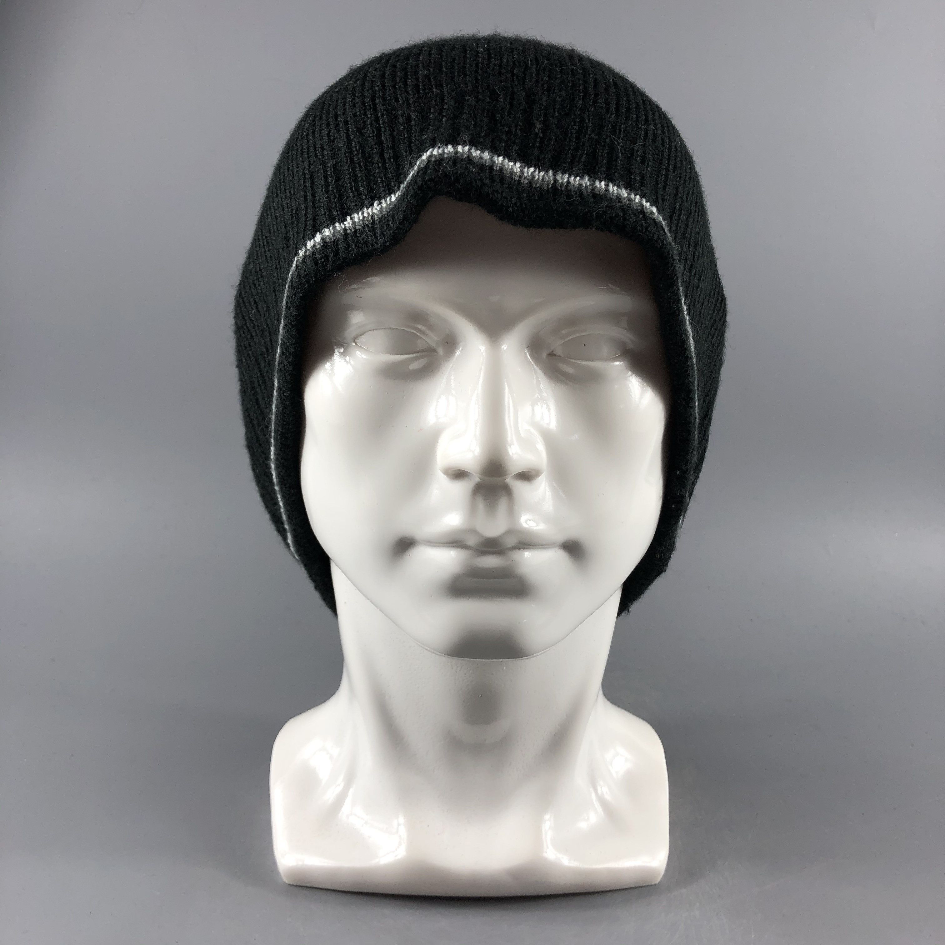 image of Vintage Beipop Minimalist Cuffless Beanie Snow Hat Snow Cap -D813, Men's