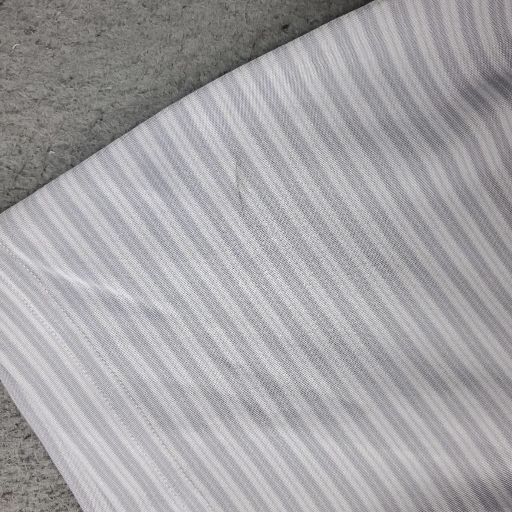 Vintage Greg Norman Polo Shirt Size Large Mens Gray Striped Golf Casual Short Sleeve Size US L / EU 52-54 / 3 - 4 Thumbnail