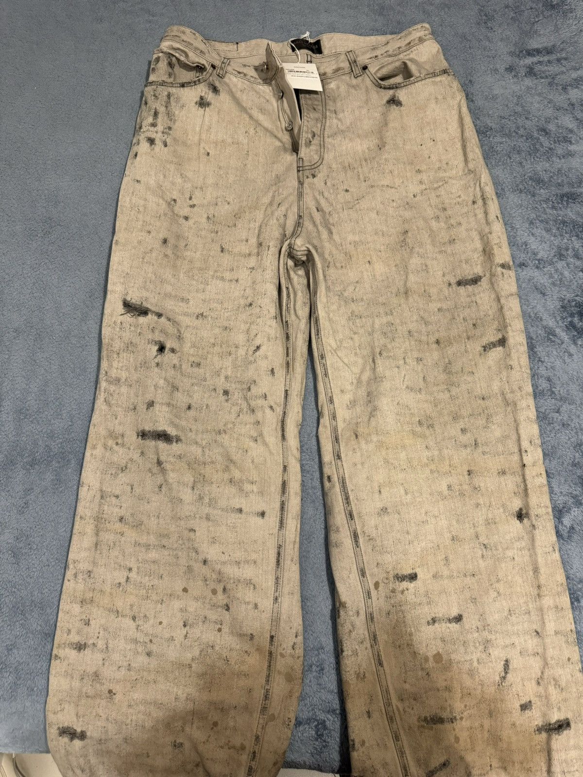 Balenciaga SS23 VIC MUD SHOW SUPER DESTROYED JEANS Size US 34 / EU 50 - 4 Thumbnail