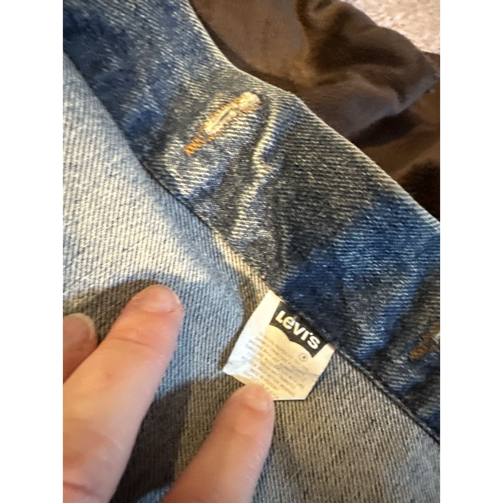 Levi's Levi’s 70507 Y2K Custom Biker Denim Iron Cross Patch M Size US M / EU 48-50 / 2 - 7 Thumbnail