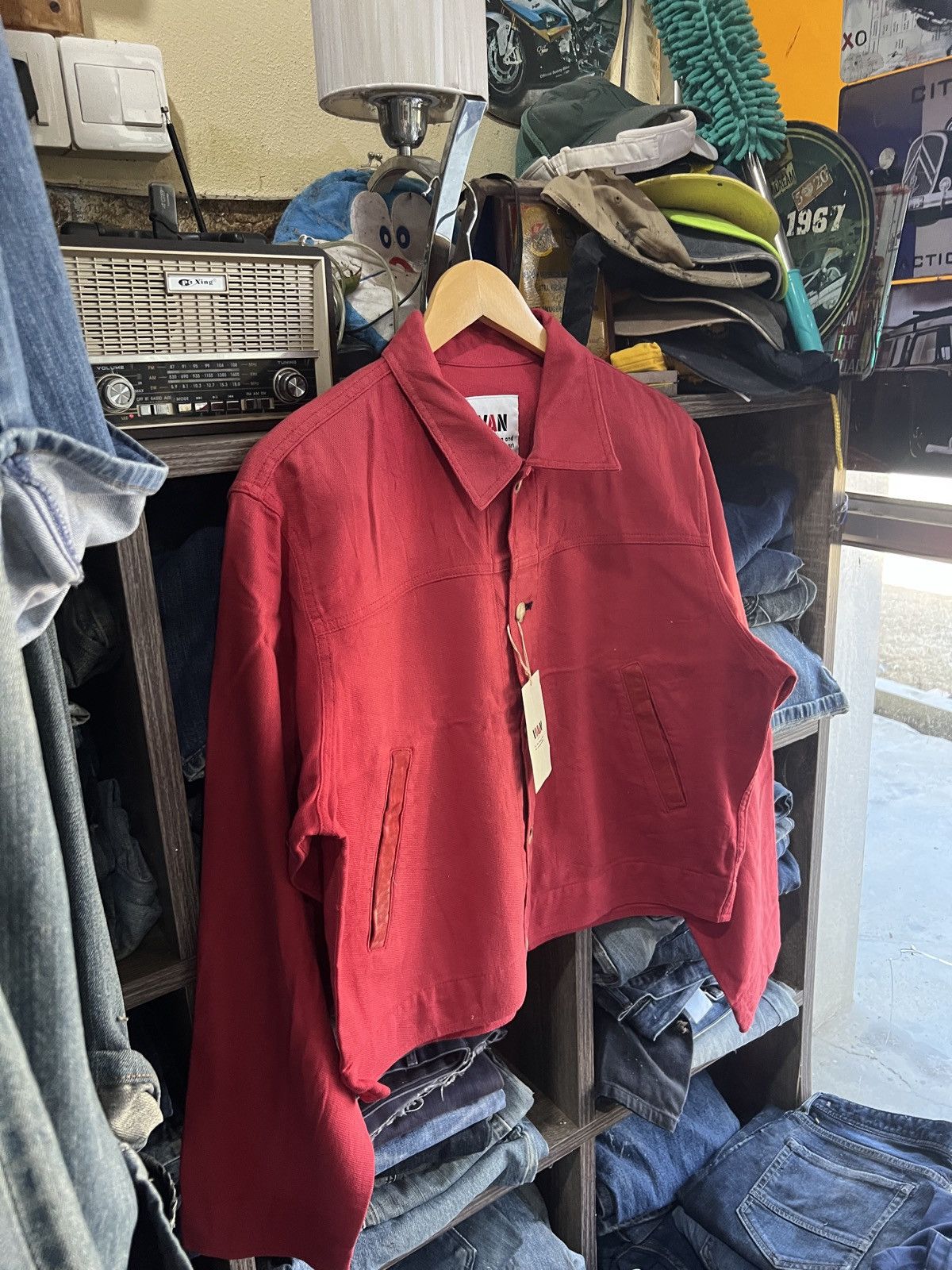 Van 🔥New Old Stock Van Button Cropped Jacket Size US M / EU 48-50 / 2 - 4 Thumbnail