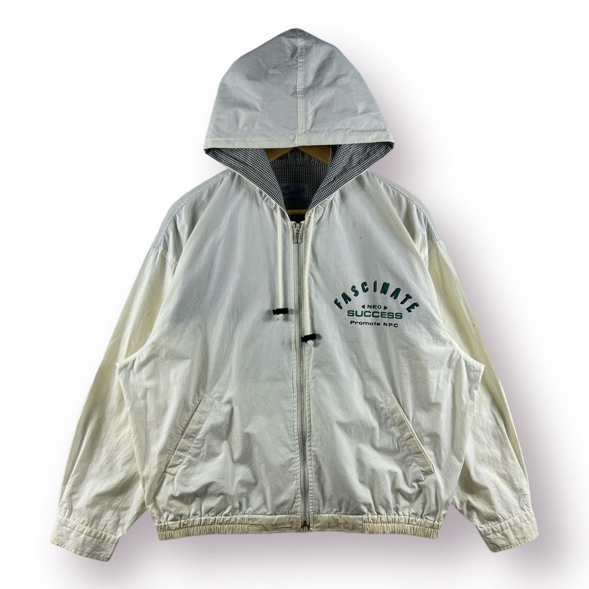 Japanese Brand NEWPORT CLUB PROMISING STUDIO BOMBER BIG LOGO - M Size US M / EU 48-50 / 2 - 2 Thumbnail