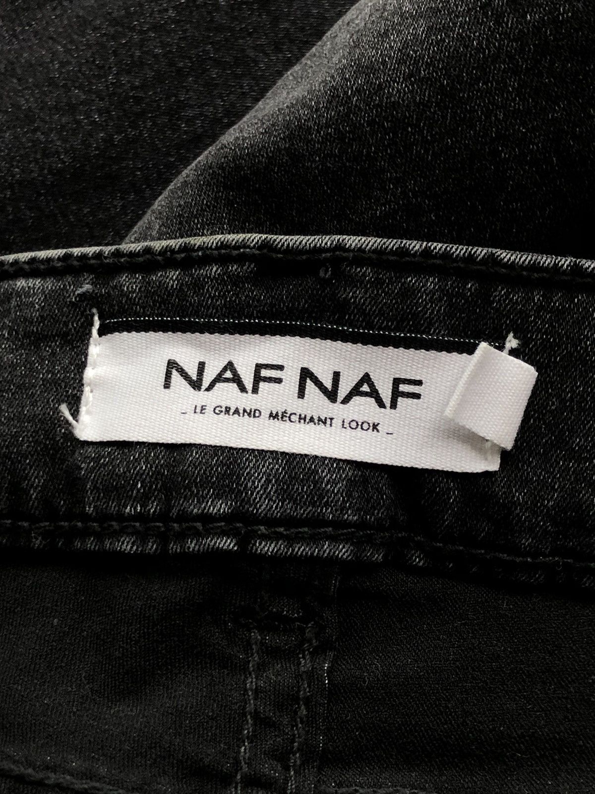 If Six Was Nine NAF NAF Vintage Bell Bottom Y2K Opium Gothic Pants Size 32" / US 10 / IT 46 - 6 Thumbnail