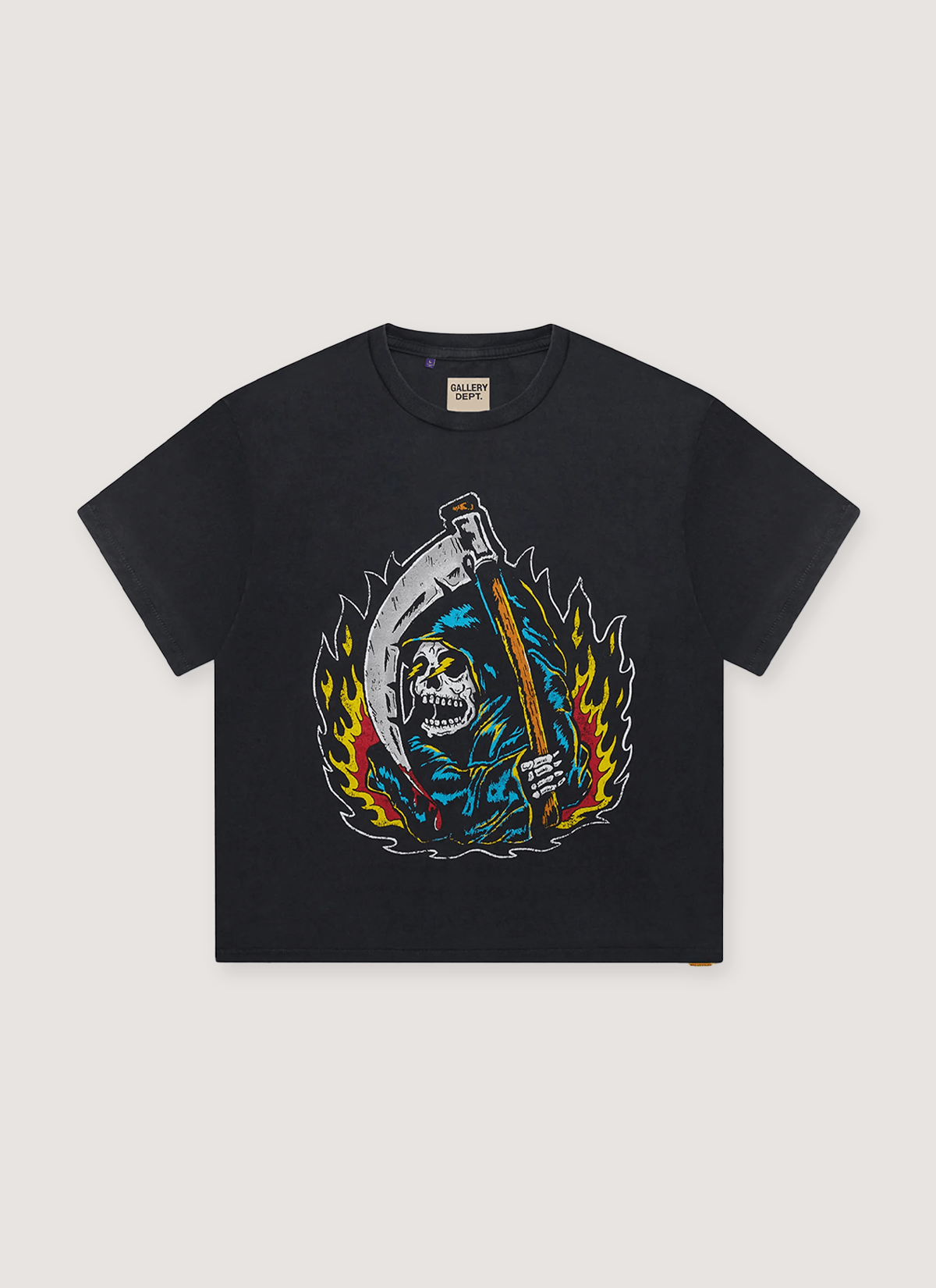 Gallery Dept. Big Reaper ATK Tee Vintage Black Size US L / EU 52-54 / 3 - 1 Thumbnail