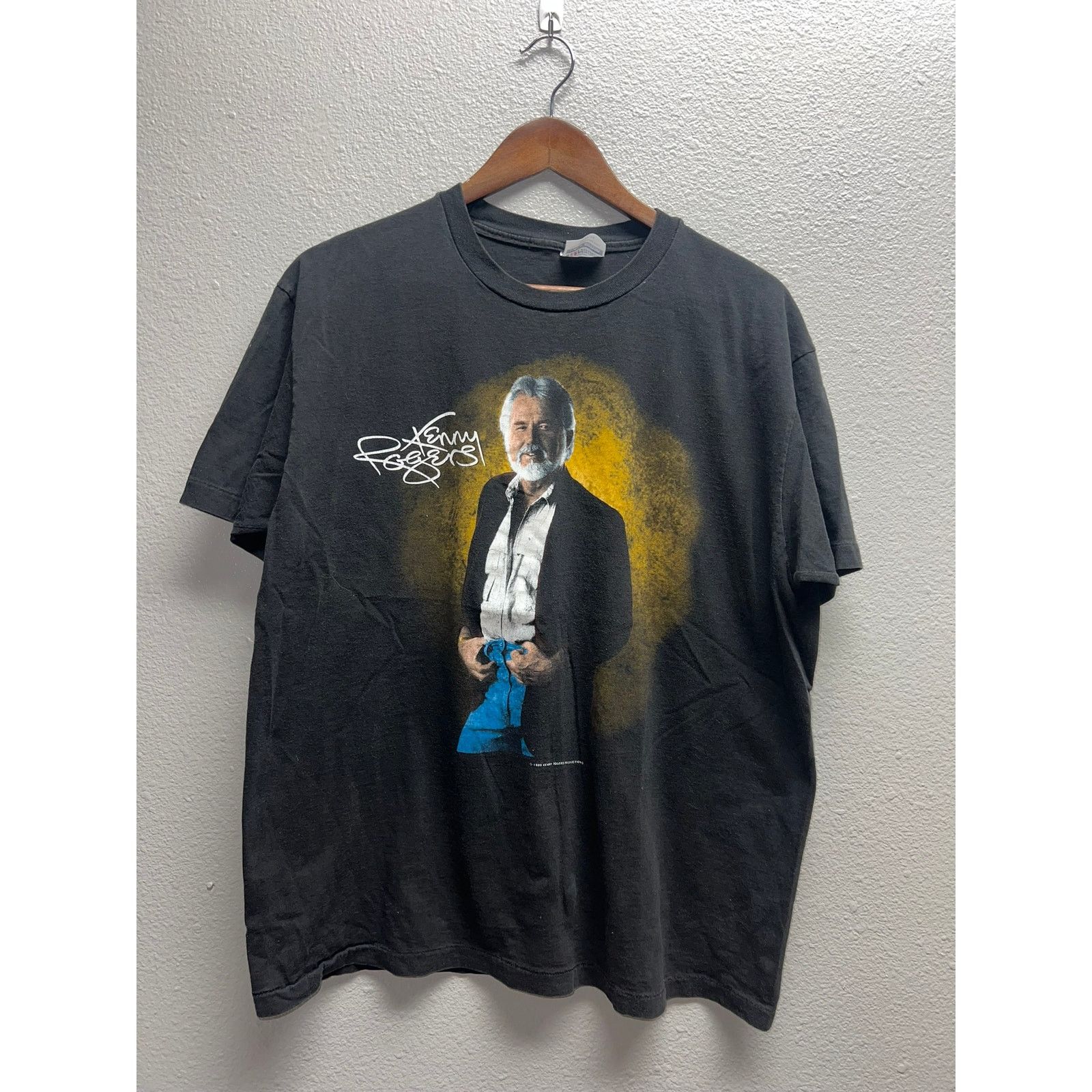 Hanes Vintage Kenny Rogers Shirt Productions Music Tour Tee 80s L Size US L / EU 52-54 / 3 - 1 Thumbnail