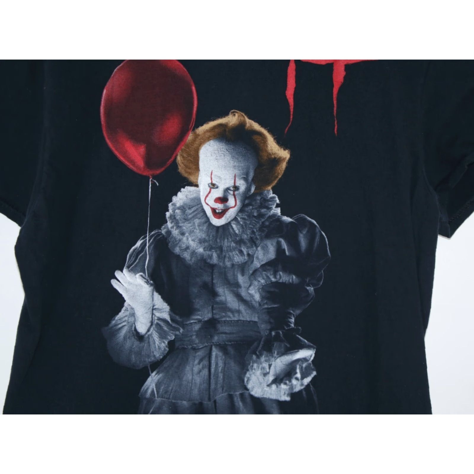 Vintage Pennywise Clown 3D Print Black T-Shirt Adult Large Horror Halloween Mens Size US L / EU 52-54 / 3 - 3 Thumbnail