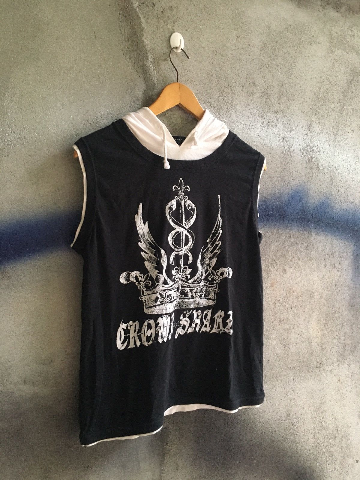 If Six Was Nine × Japanese Brand × Le Grande Bleu (L.G.B.) MIND GAMES LGB STYLE SHORT SLEEVE HOODIE Size US M / EU 48-50 / 2 - 2 Thumbnail