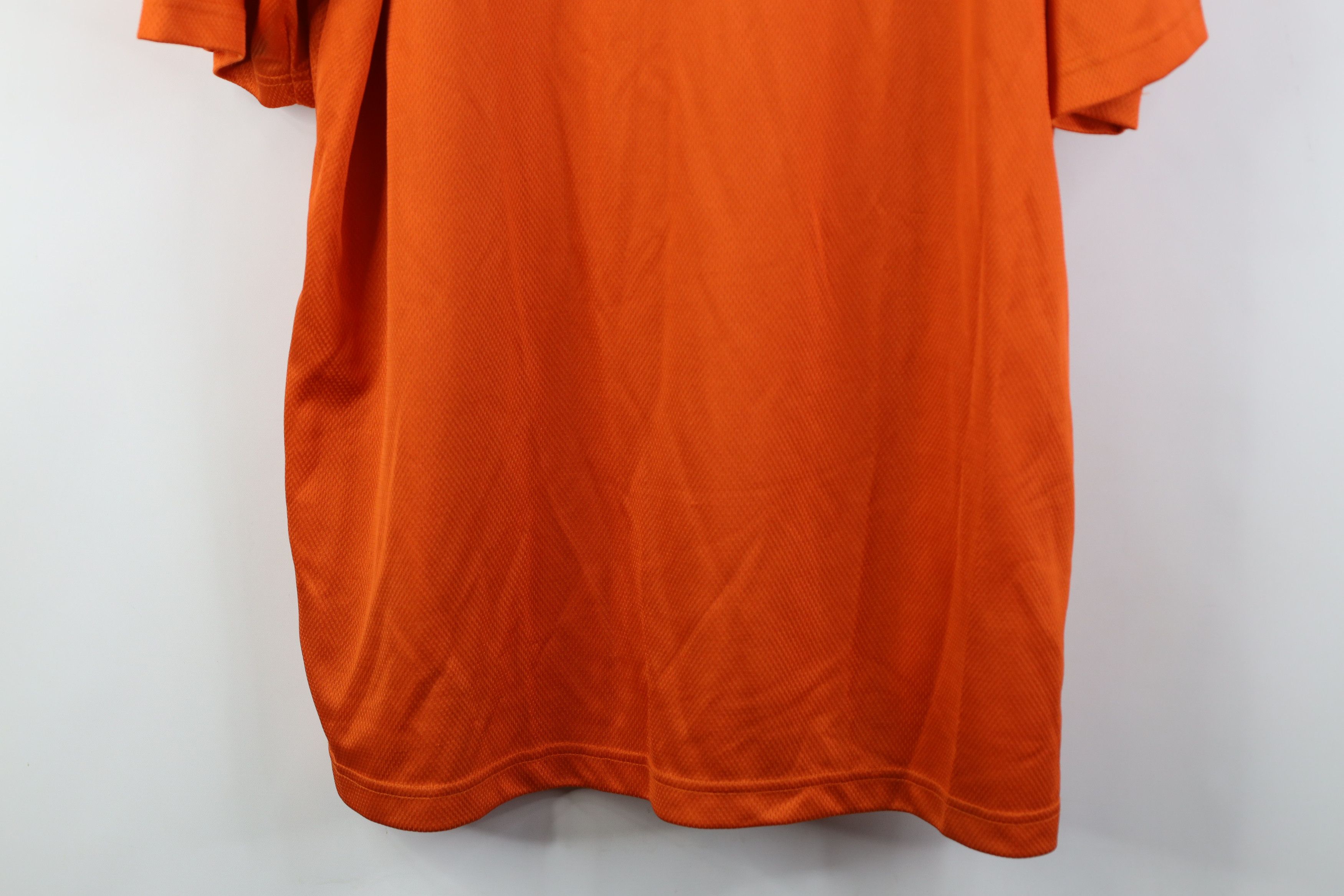 Nike Vintage Y2K Nike Mini Swoosh Thermal Knit T-Shirt Orange Size US XL / EU 56 / 4 - 3 Thumbnail